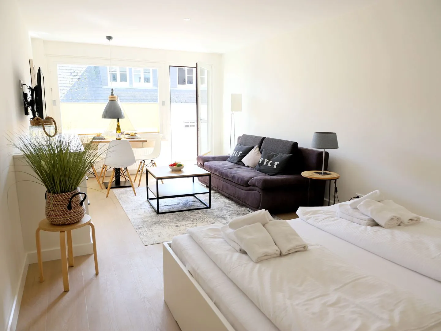 Strandstr. 4, Whg. 8 Westerland - Wohnzimmer