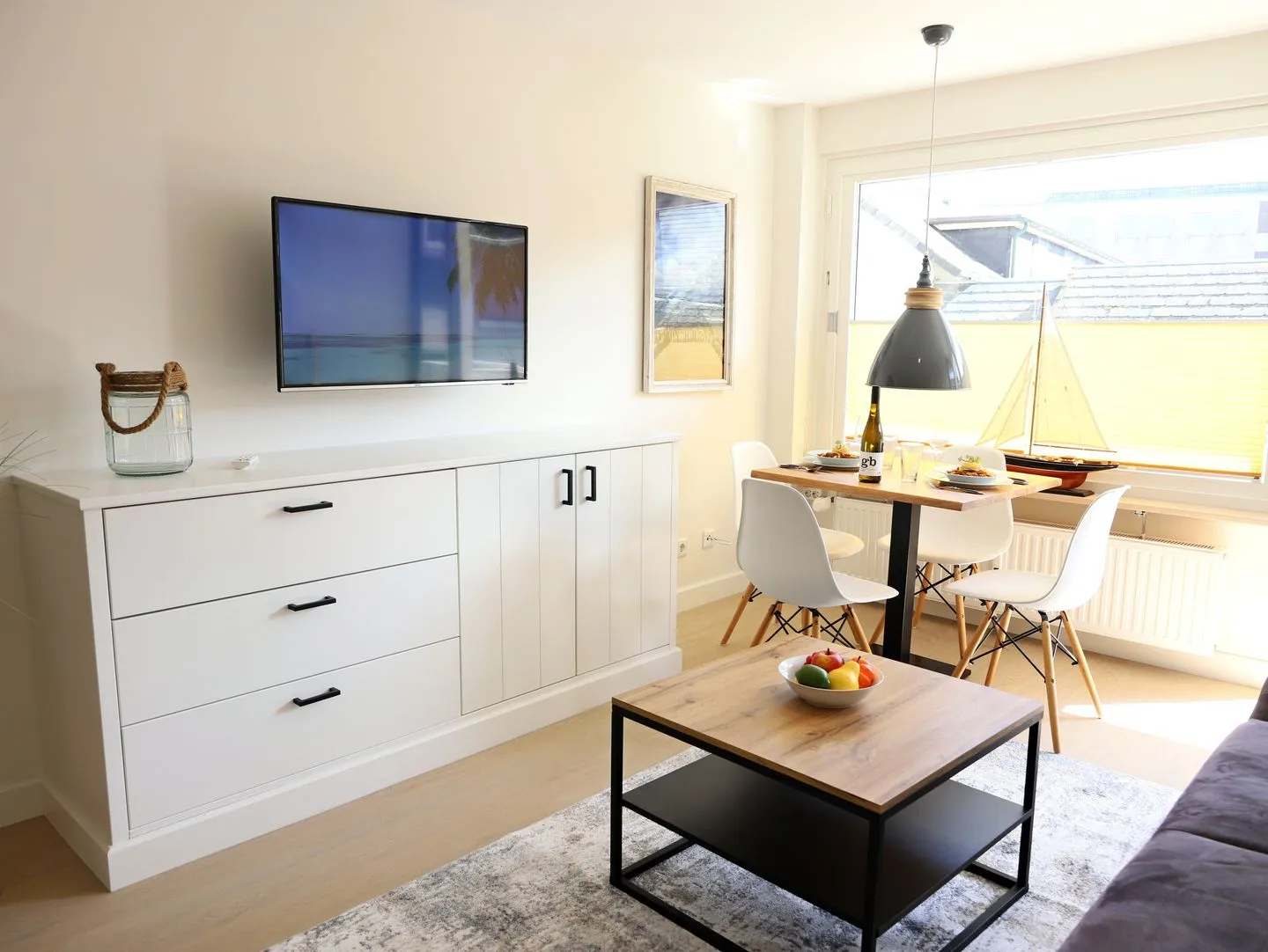 Strandstr. 4, Whg. 8 Westerland - Wohnzimmer