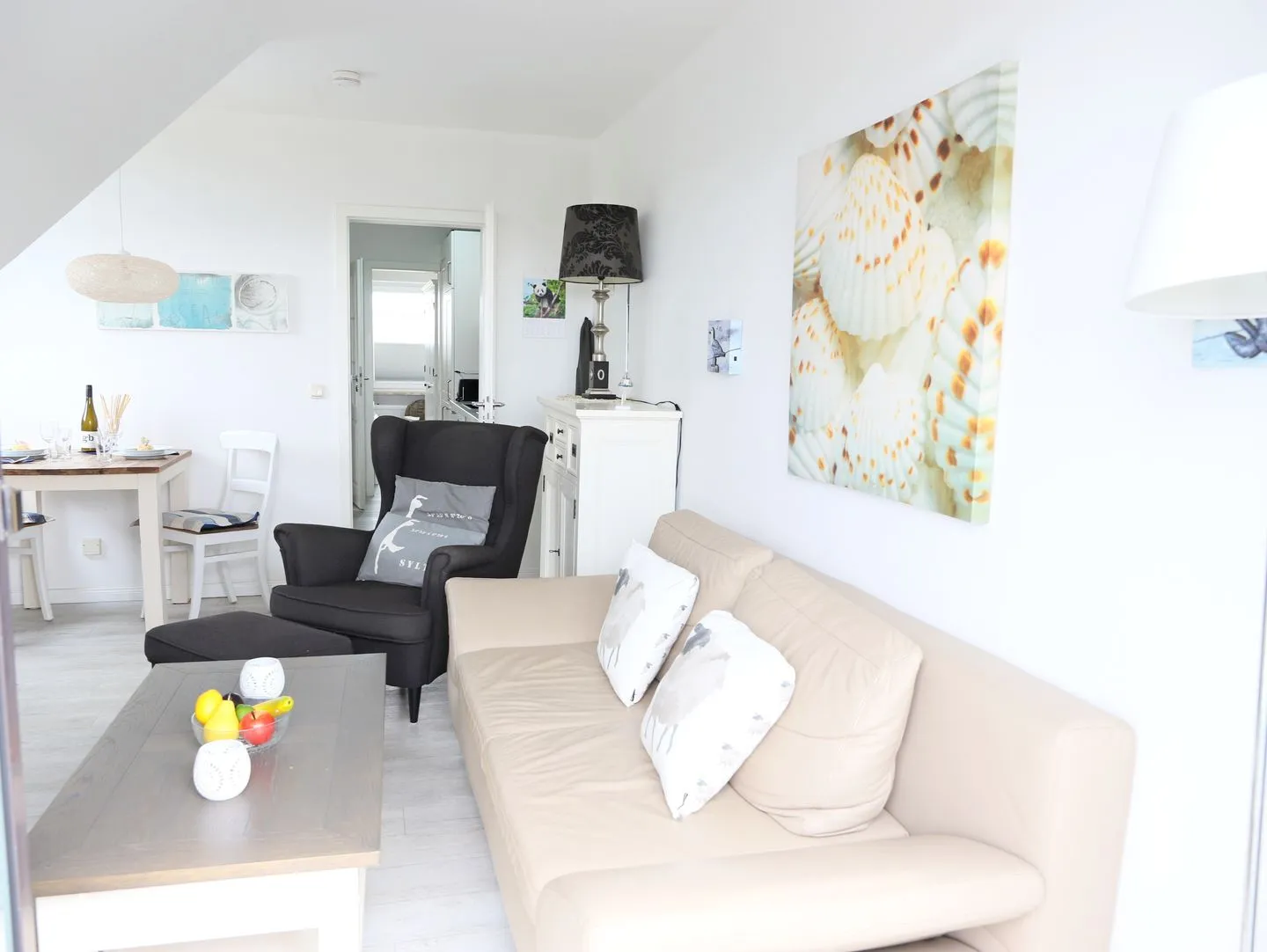 Fernsicht 12E, DG Wenningstedt - Wohnzimmer
