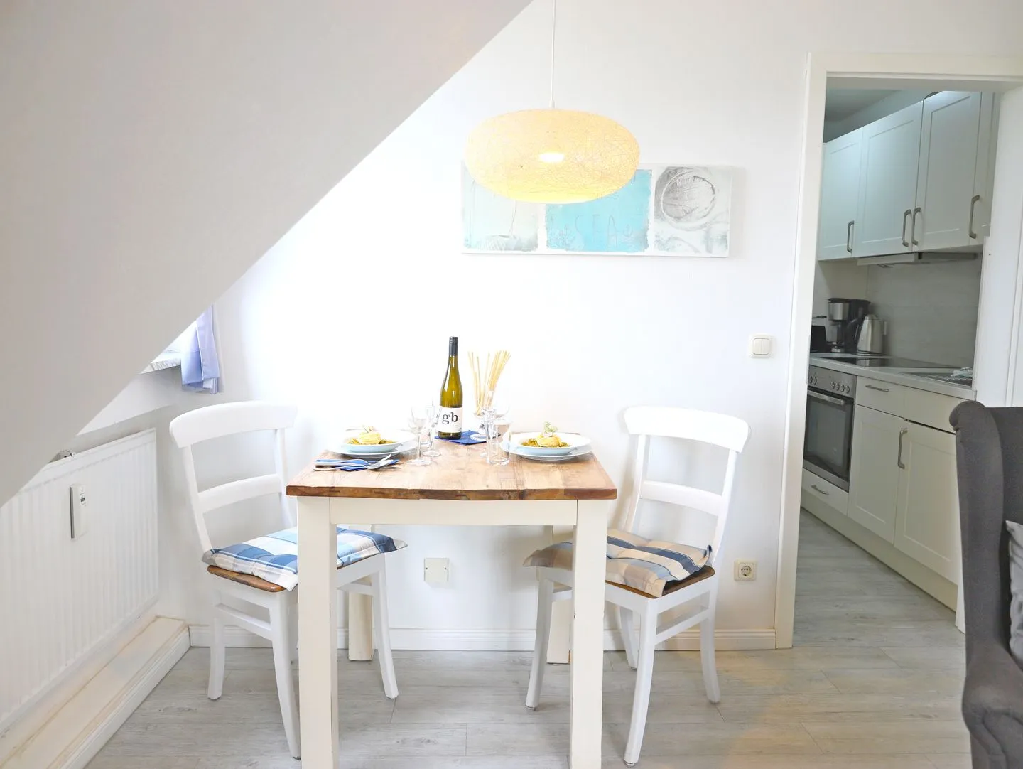 Fernsicht 12E, DG Wenningstedt - Wohnzimmer