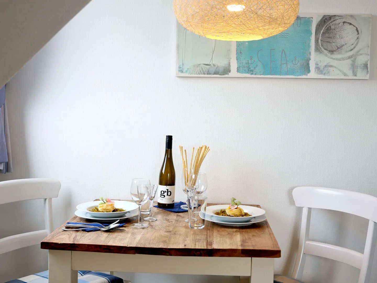 Fernsicht 12E, DG Wenningstedt - Wohnzimmer