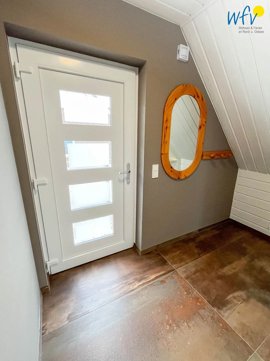 Haus Seemöwe Ferienwohnung Möwennest Borkum - Fassade / Eingang
