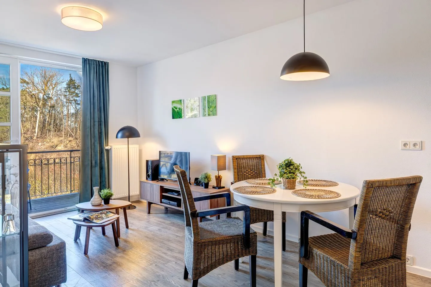Residenz am Balmer See, Whg. 55 Balm - Wohnzimmer