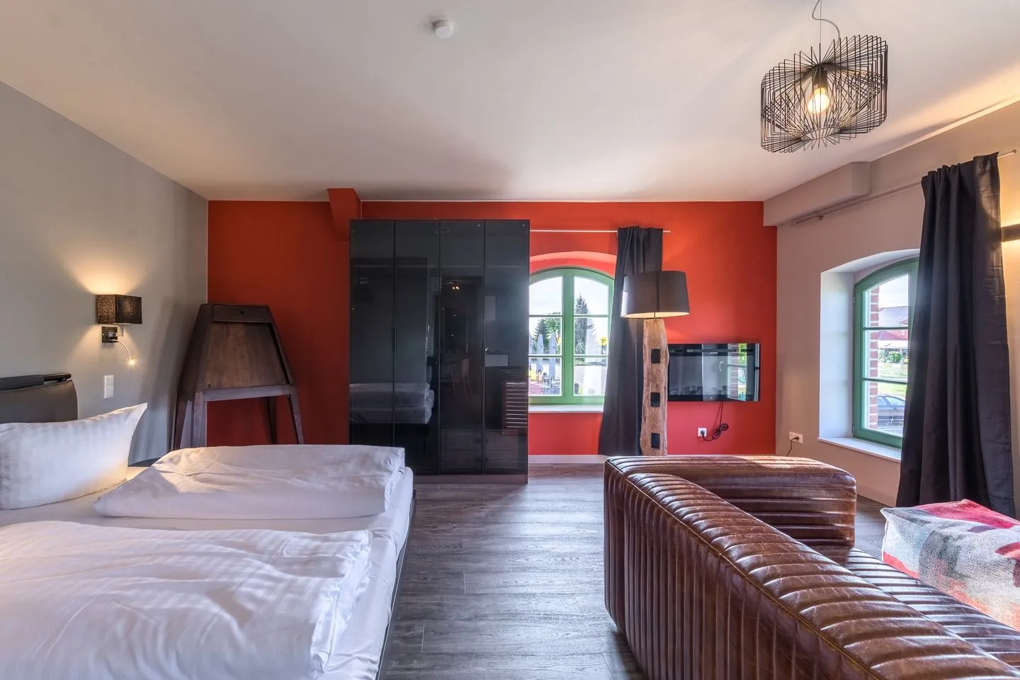 Wellenzauber Klink - Ferienwohnung Wellenzauber Wohn- und Schlafbereich