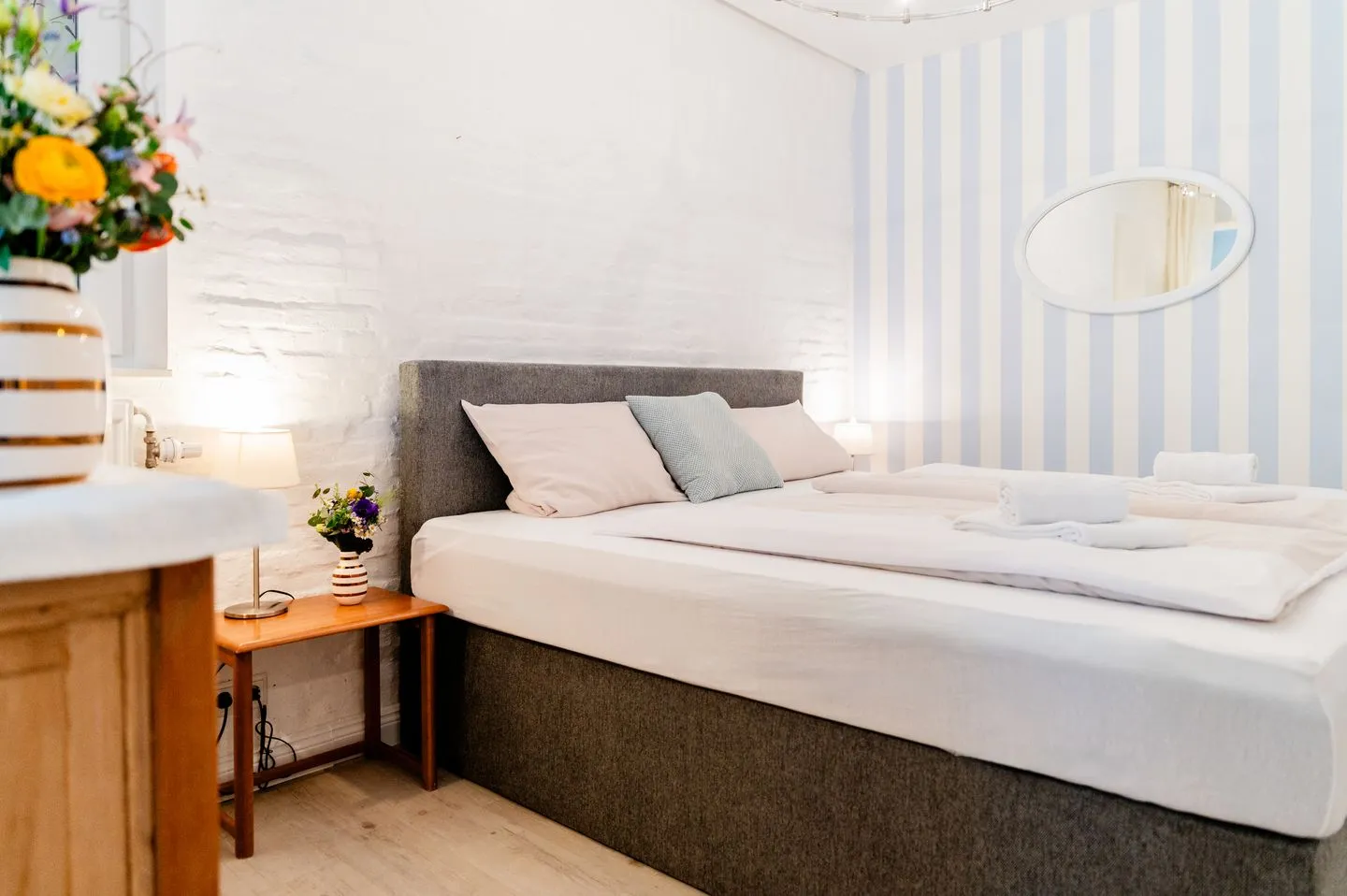 Ferienwohnung Altstadtappartment Flensburg - Bett