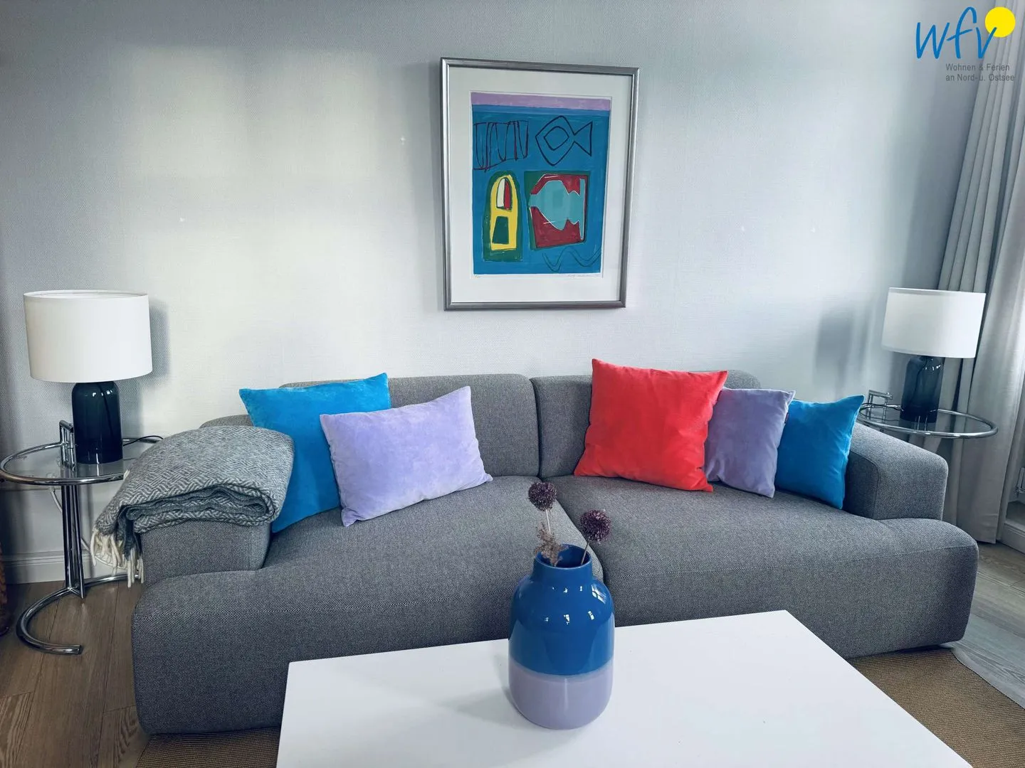 Logirhaus Doyen Ferienwohnung Robbenplate Juist - Wohnzimmer