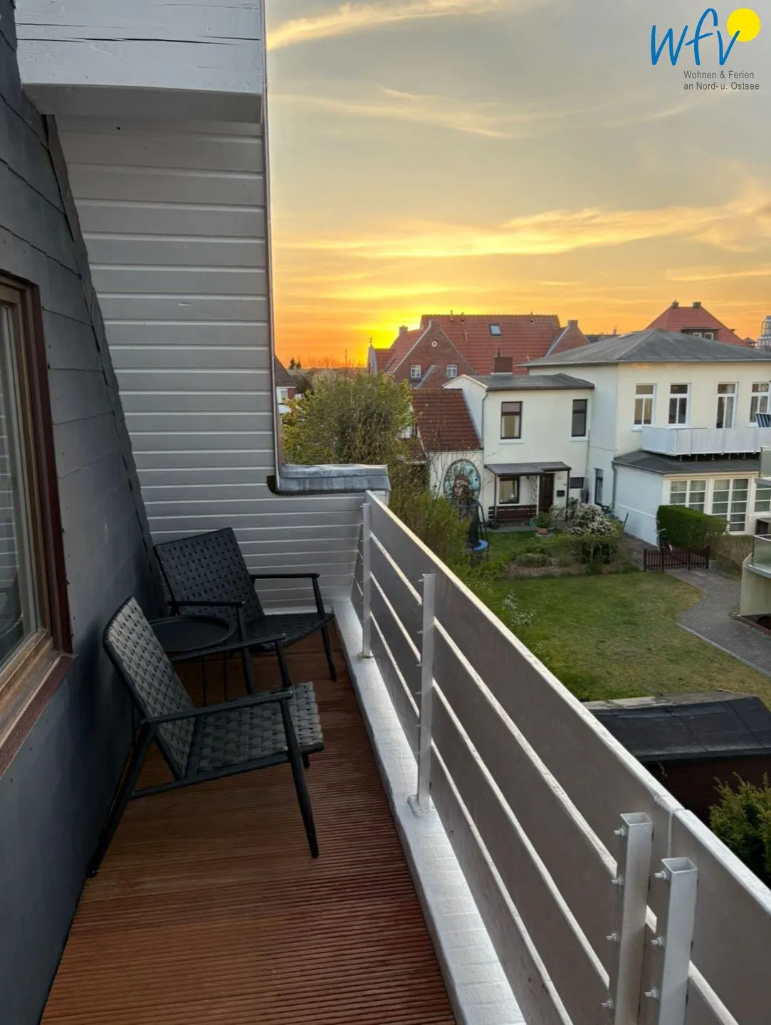 Haus Colonia Ferienwohnung 5 Wangerooge - Balkon