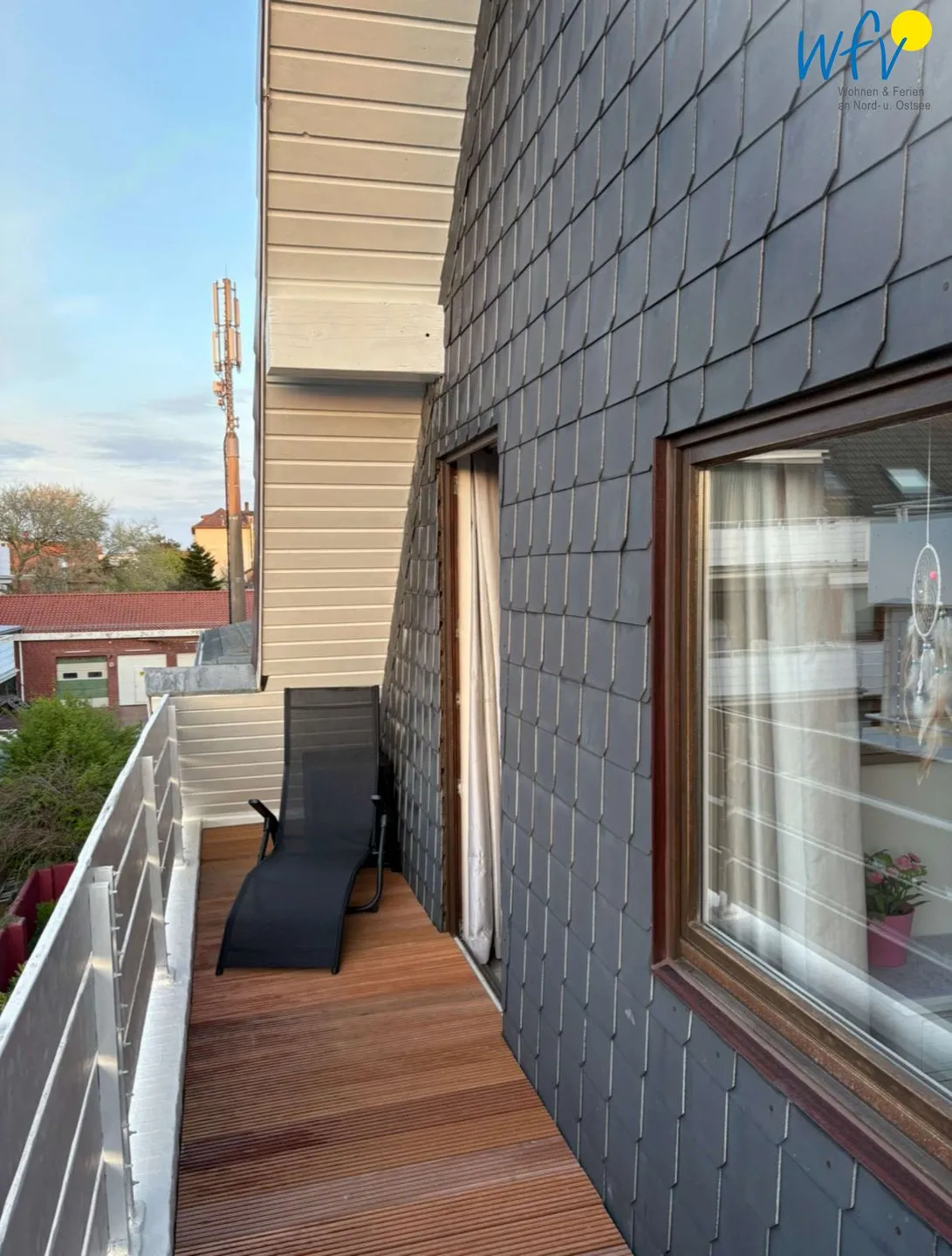 Haus Colonia Ferienwohnung 5 Wangerooge - Balkon