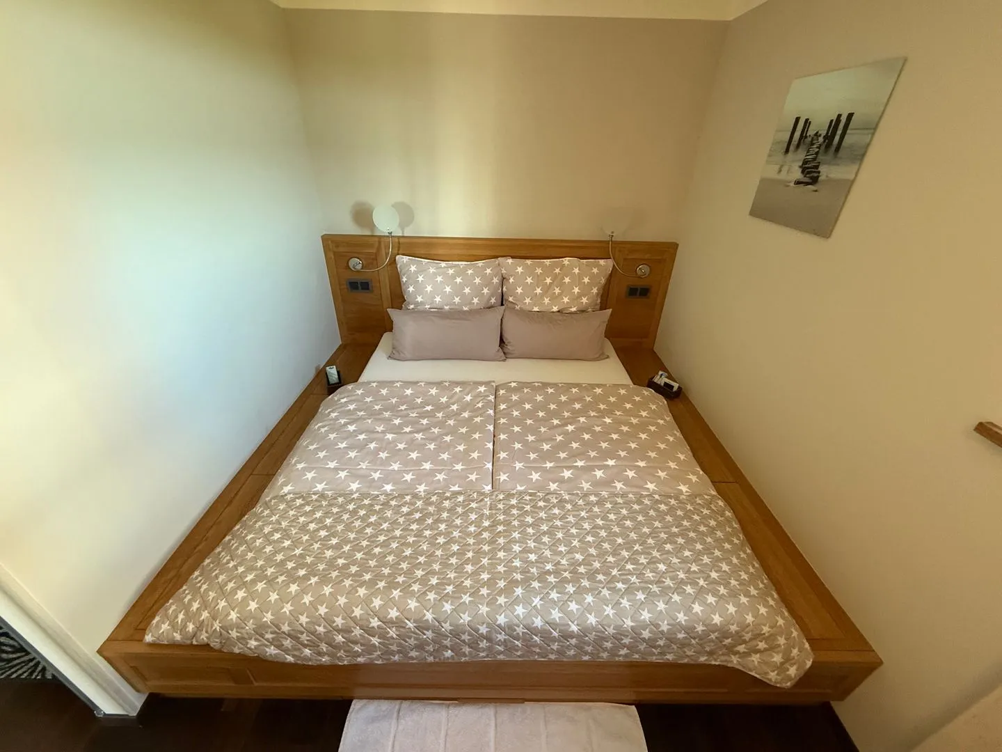 Ferienwohnung Brandenburgerstr. 11 - Dühne16 mit kleinem Meerblick Westerland - kleiner Meerblick vom Schlafzimmer