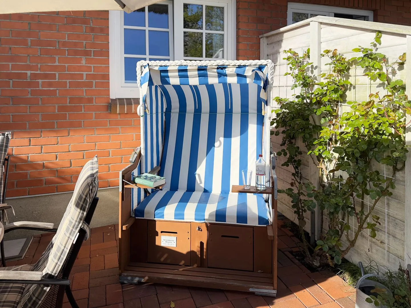 Haus Pesel Ferienwohnung *Reetblick* Norddorf auf Amrum - Terrasse