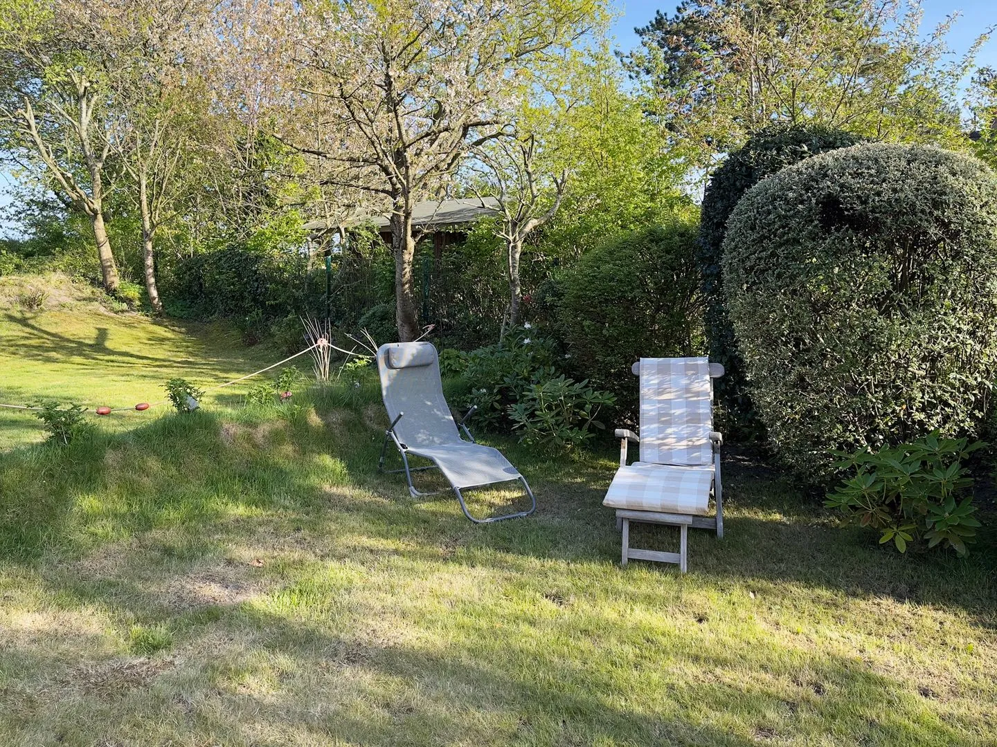 Haus Pesel Ferienwohnung *Reetblick* Norddorf auf Amrum - Garten