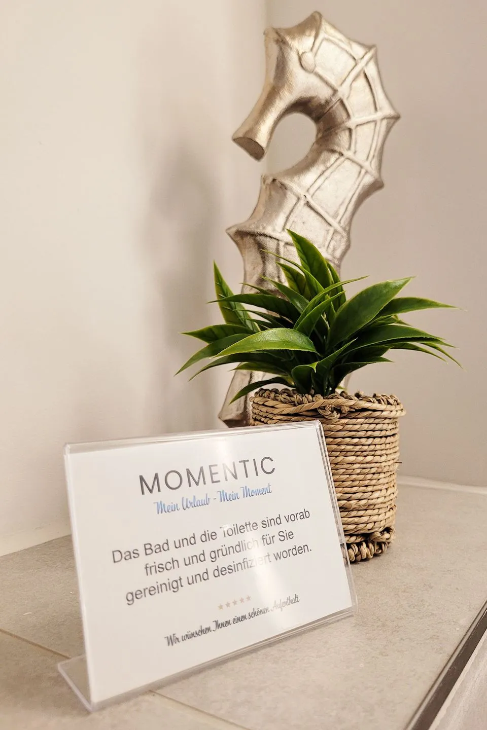 Moderne Lounge-Ferienwohnung mit Terrasse, Strandkorb, Parkplatz - 50 Meter zum Strand Sierksdorf - Desinfizierte Toilette