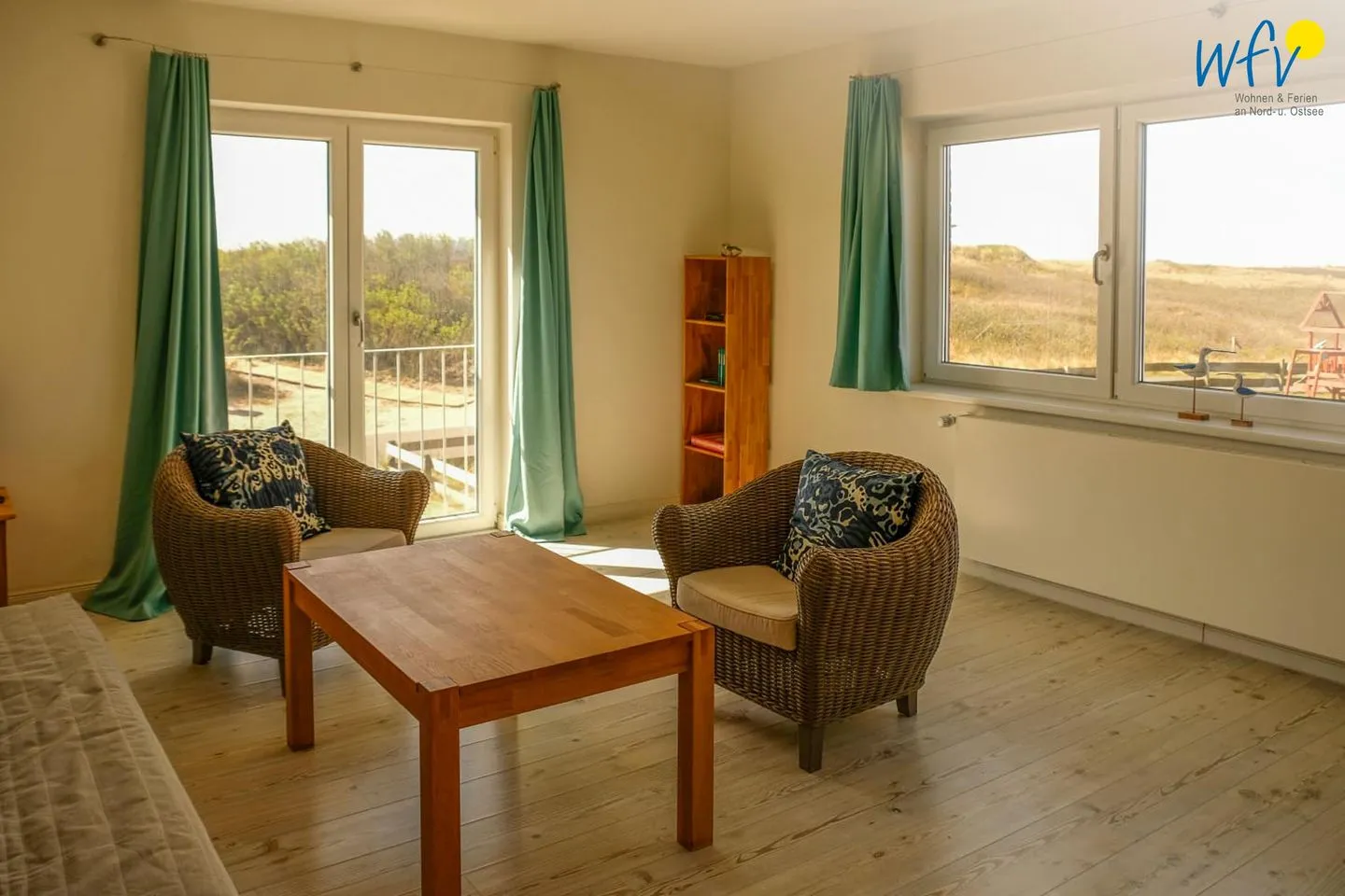 Haus Harle Hörn Ferienwohnung 1 und 2 Wangerooge - Wohnzimmer