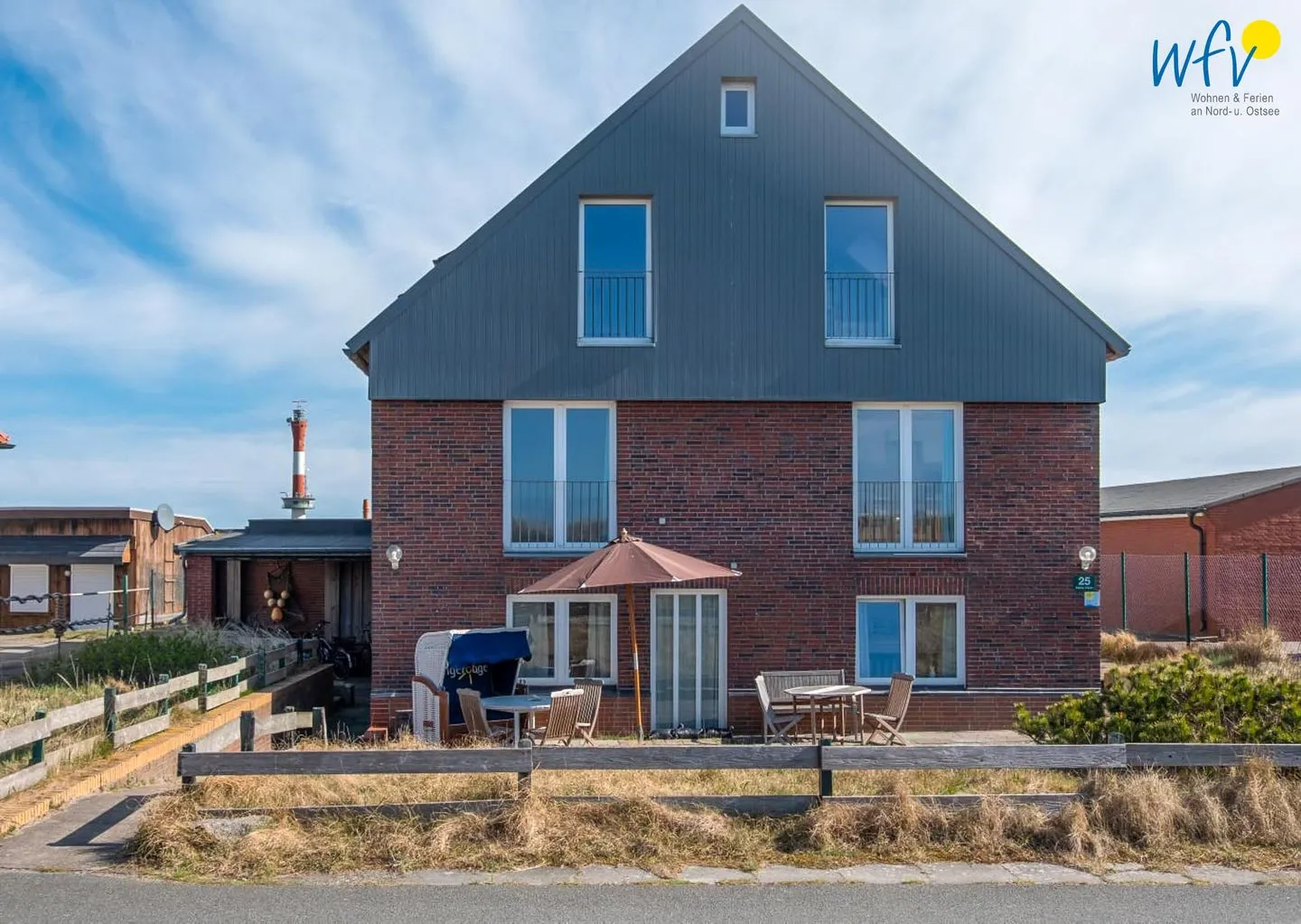 Haus Harle Hörn Ferienwohnung 1 und 2 Wangerooge - Hauptansicht