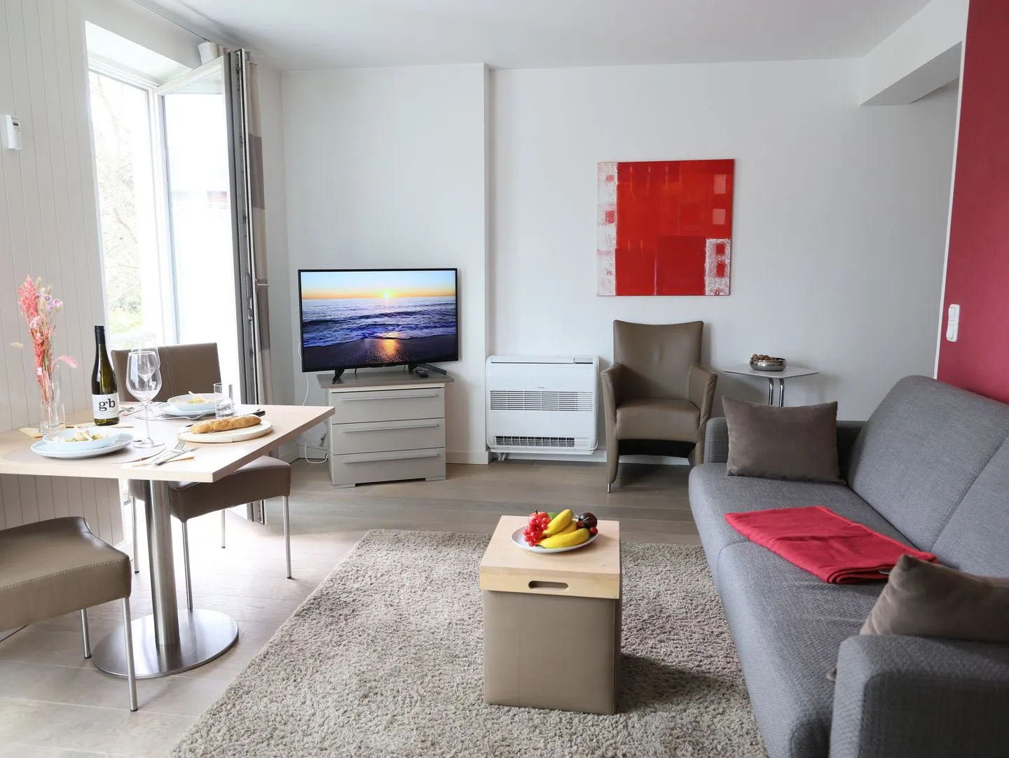 Viktoriastraße 6, Viktoria Residenz, Whg. 14 Westerland - Wohnzimmer