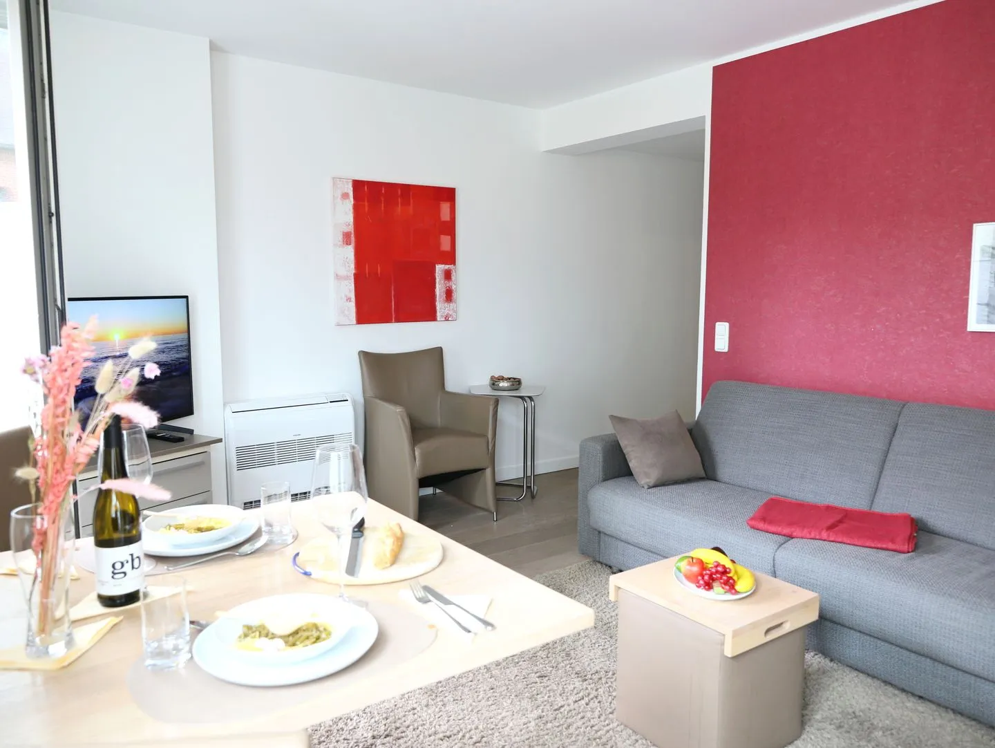 Viktoriastraße 6, Viktoria Residenz, Whg. 14 Westerland - Wohnzimmer