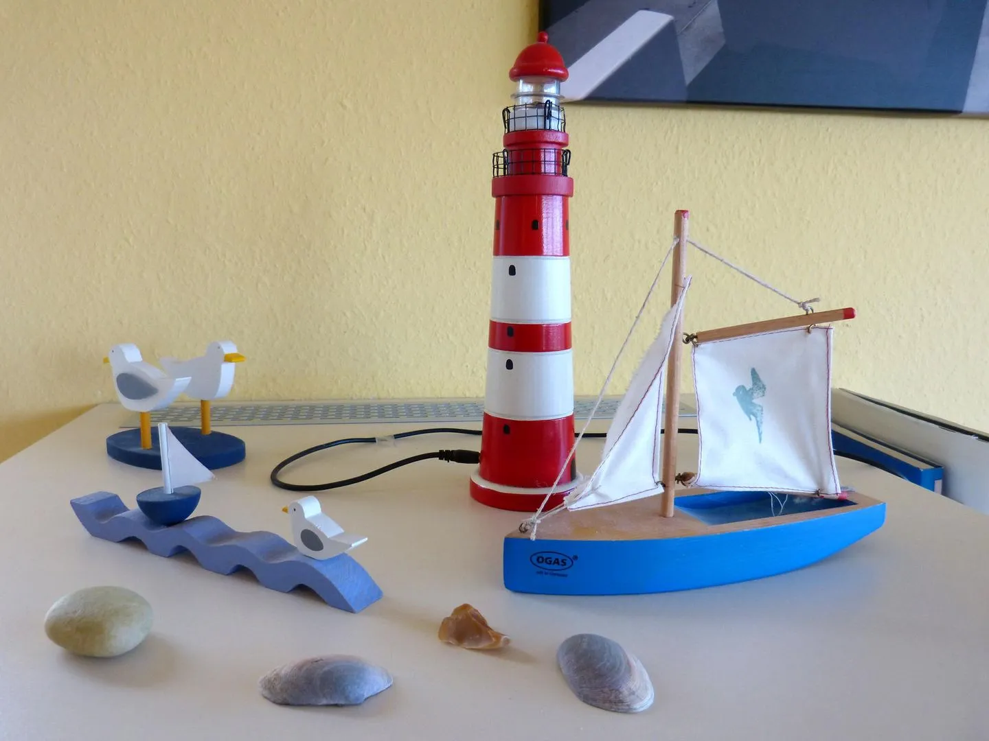 Haus *Therese* Ferienwohnung *Therese 8* Wittdün auf Amrum - Dekoration in der Ferienwohnung Therese 8 in Wittdün auf Amrum