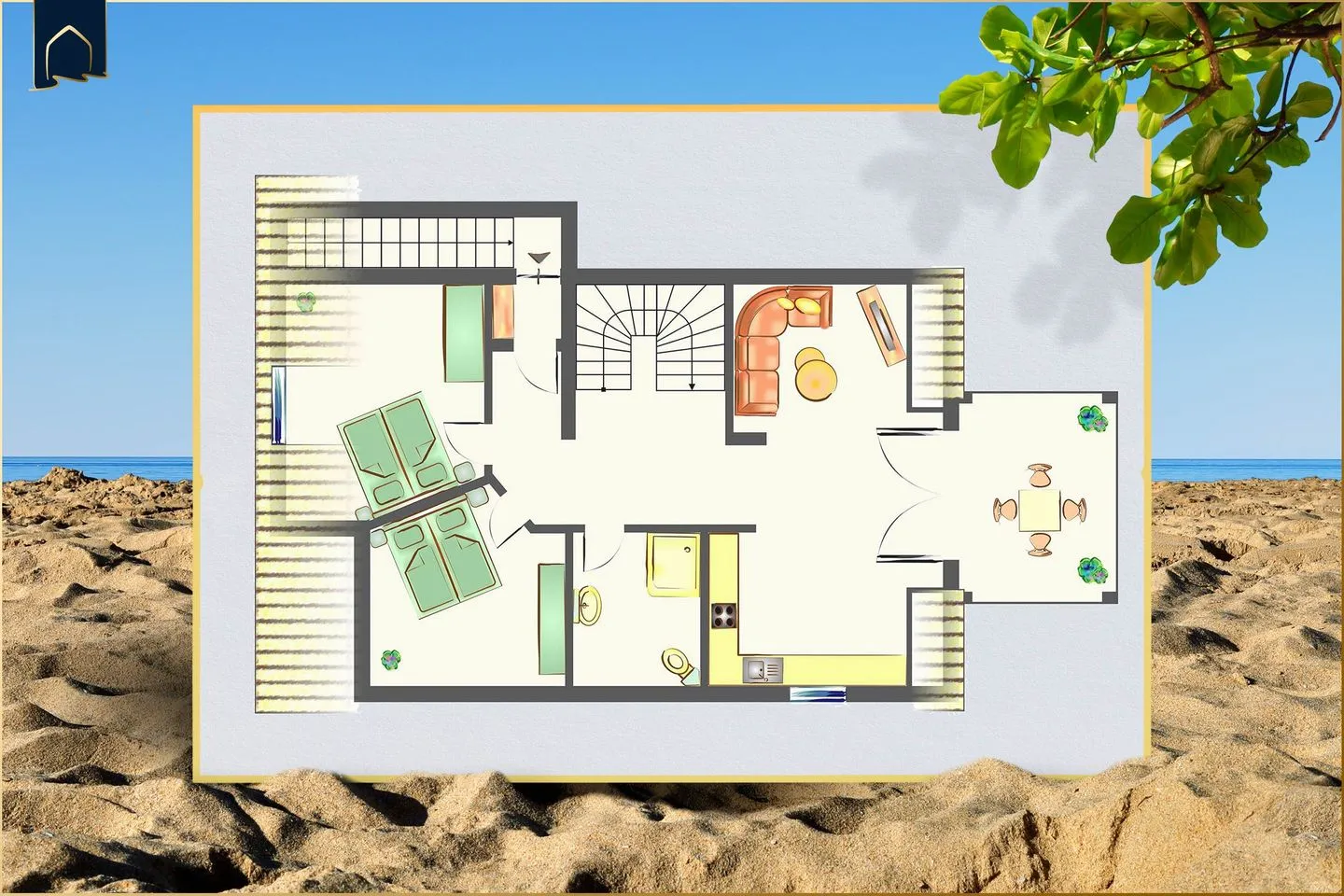 Loddin App. Skorpion Ostseebad Loddin -