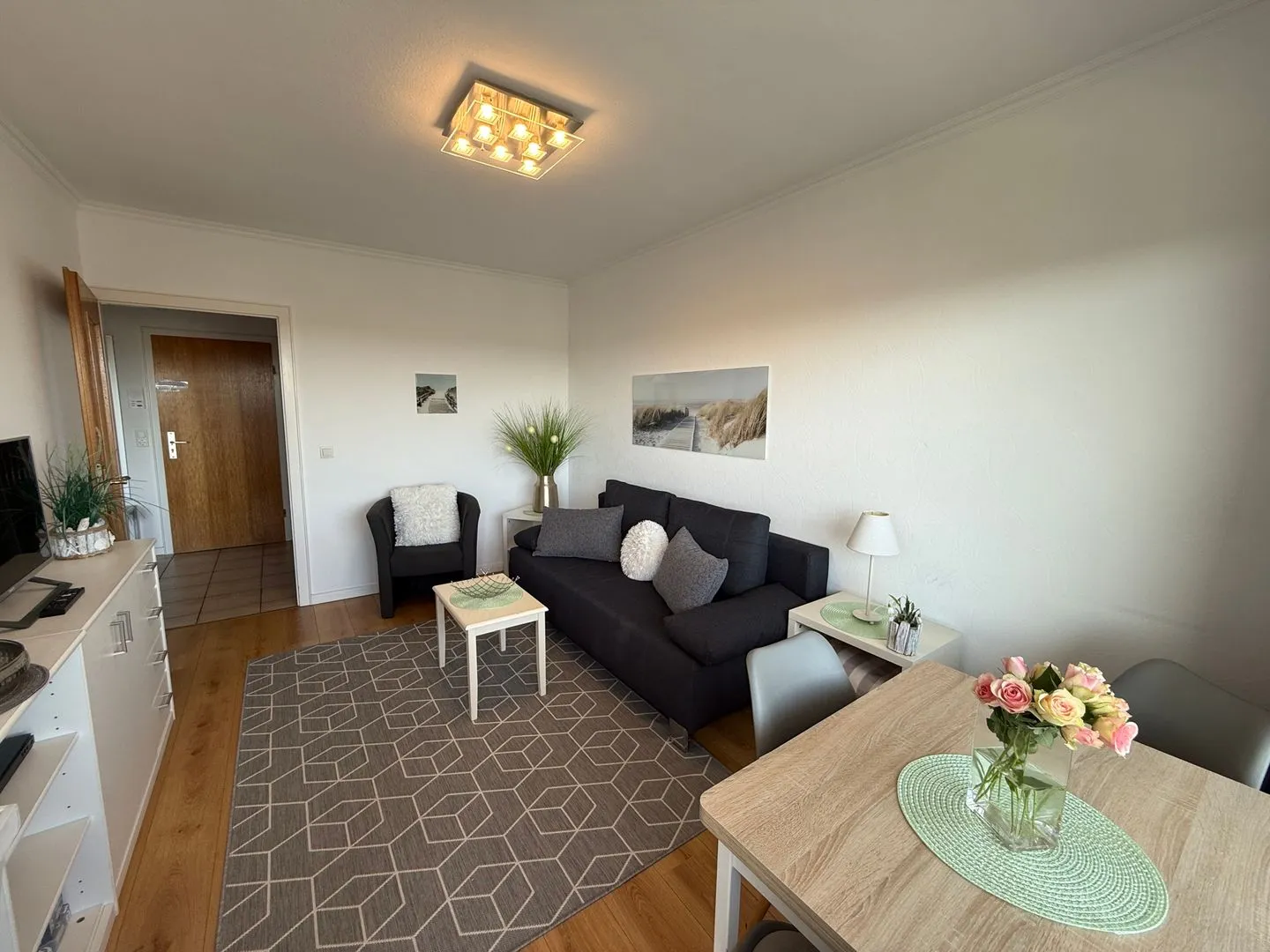 Ferienwohnung im Haus Nordland App 83 Westerland - Wohnzimmer