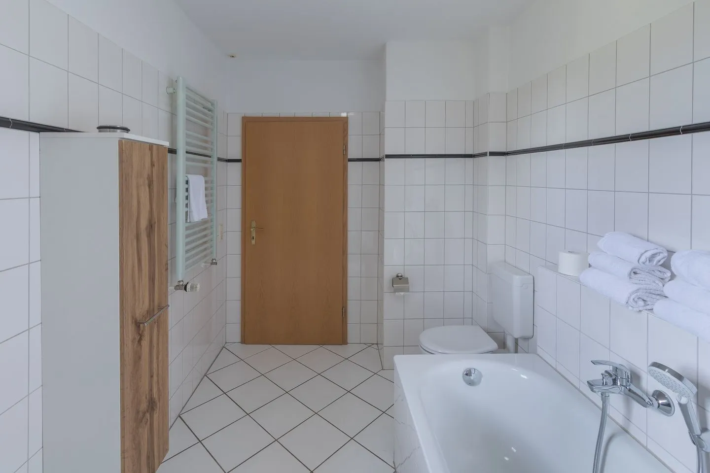WiesenQuartier Penkow - Ferienhaus Wiesenquartier Penkow Badezimmer im Erdgeschoss