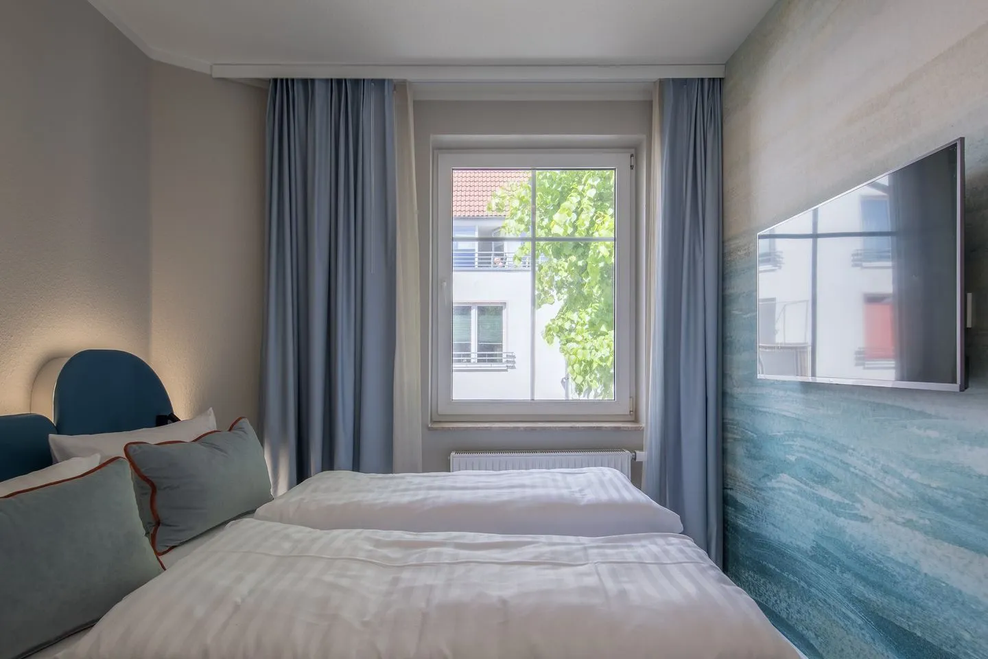 Hafendomicil Kleines Meer Waren (Müritz) - Ferienwohnung Hafendomicil Kleines Meer Waren Schlafbereich