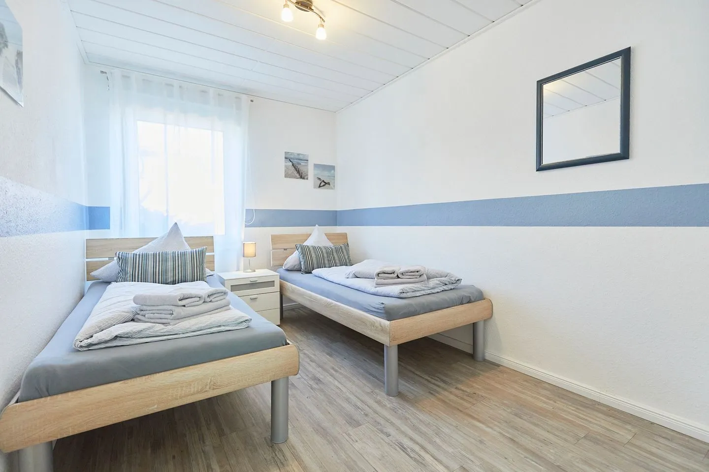 Haus Nordstrand - Ferienwohnung 3 Borkum - Schlafzimmer