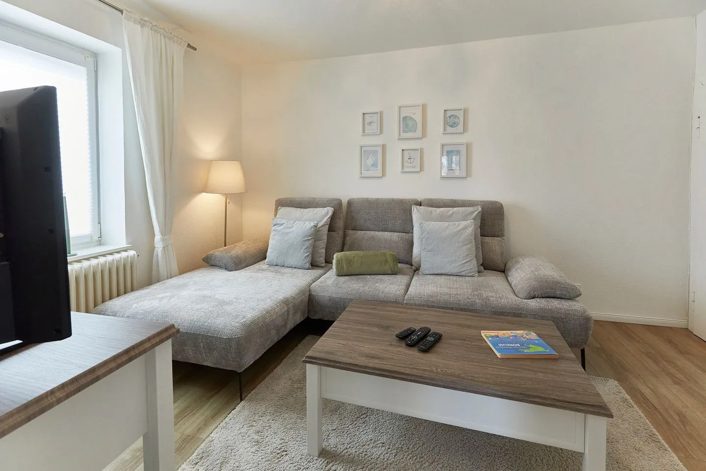 Haus Amelie - Ferienwohnung Grote Amelie Borkum - Wohnzimmer