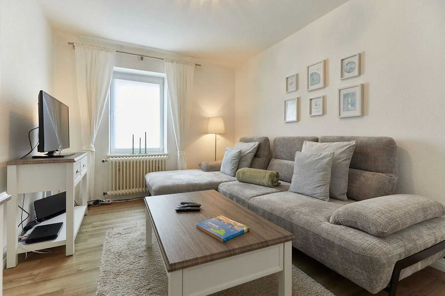Haus Amelie - Ferienwohnung Grote Amelie Borkum - Wohnzimmer