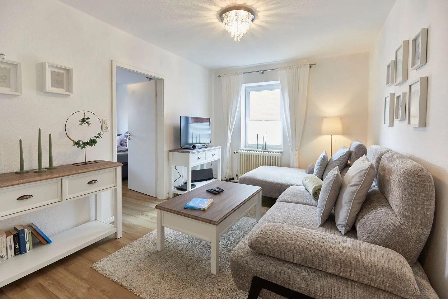 Haus Amelie - Ferienwohnung Grote Amelie Borkum - Wohnzimmer