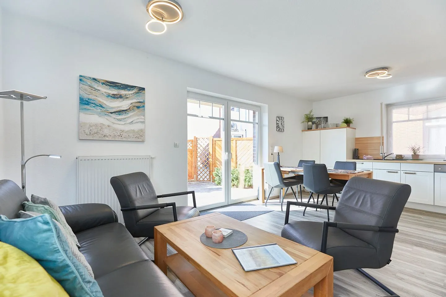 Ferienwohnung Westwind Borkum - Wohnzimmer