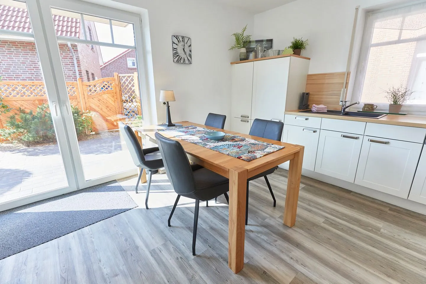 Ferienwohnung Westwind Borkum - Küche / Küchenzeile