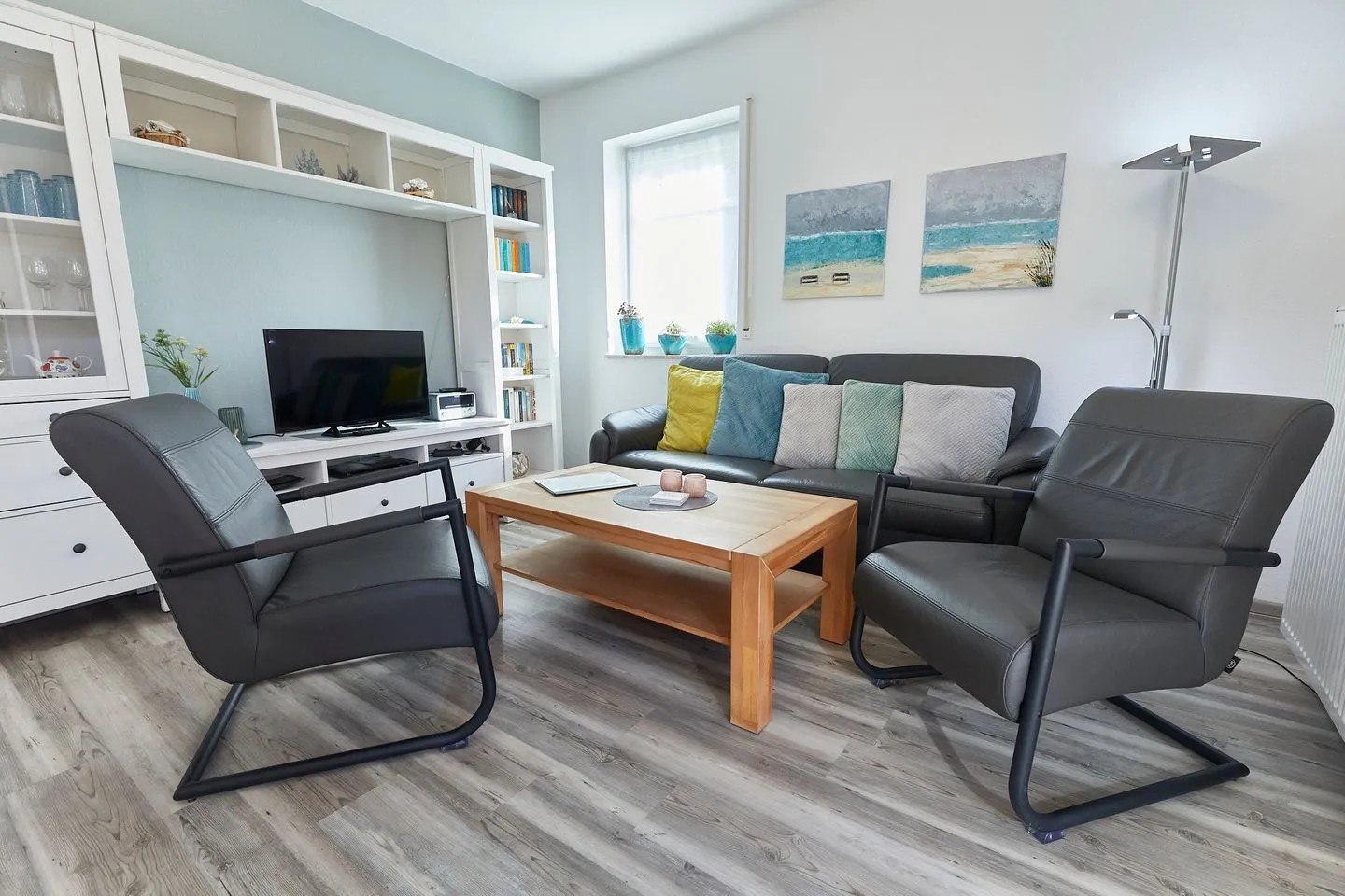 Ferienwohnung Westwind Borkum - Wohnzimmer