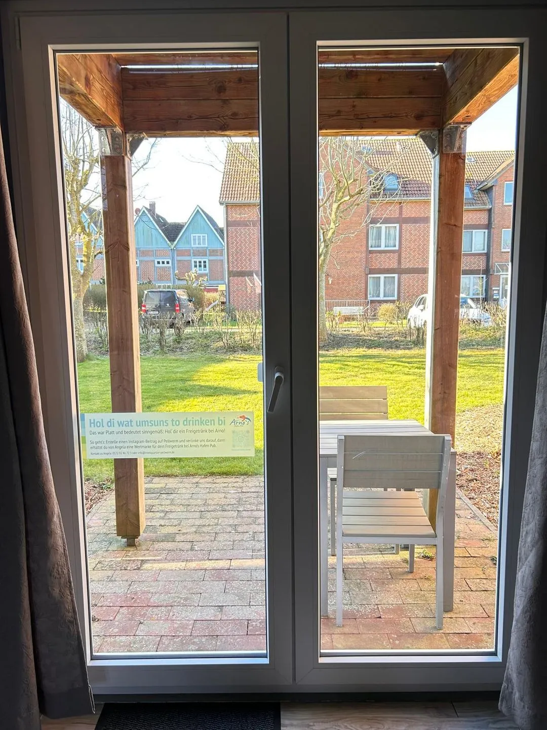 Ferienwohnung Deichbude Pellworm Pellworm - Terrasse