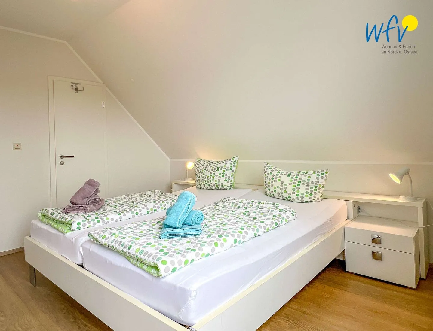 Apartmenthaus Roberta Ferienwohnung Leuchtturm Borkum - Schlafzimmer