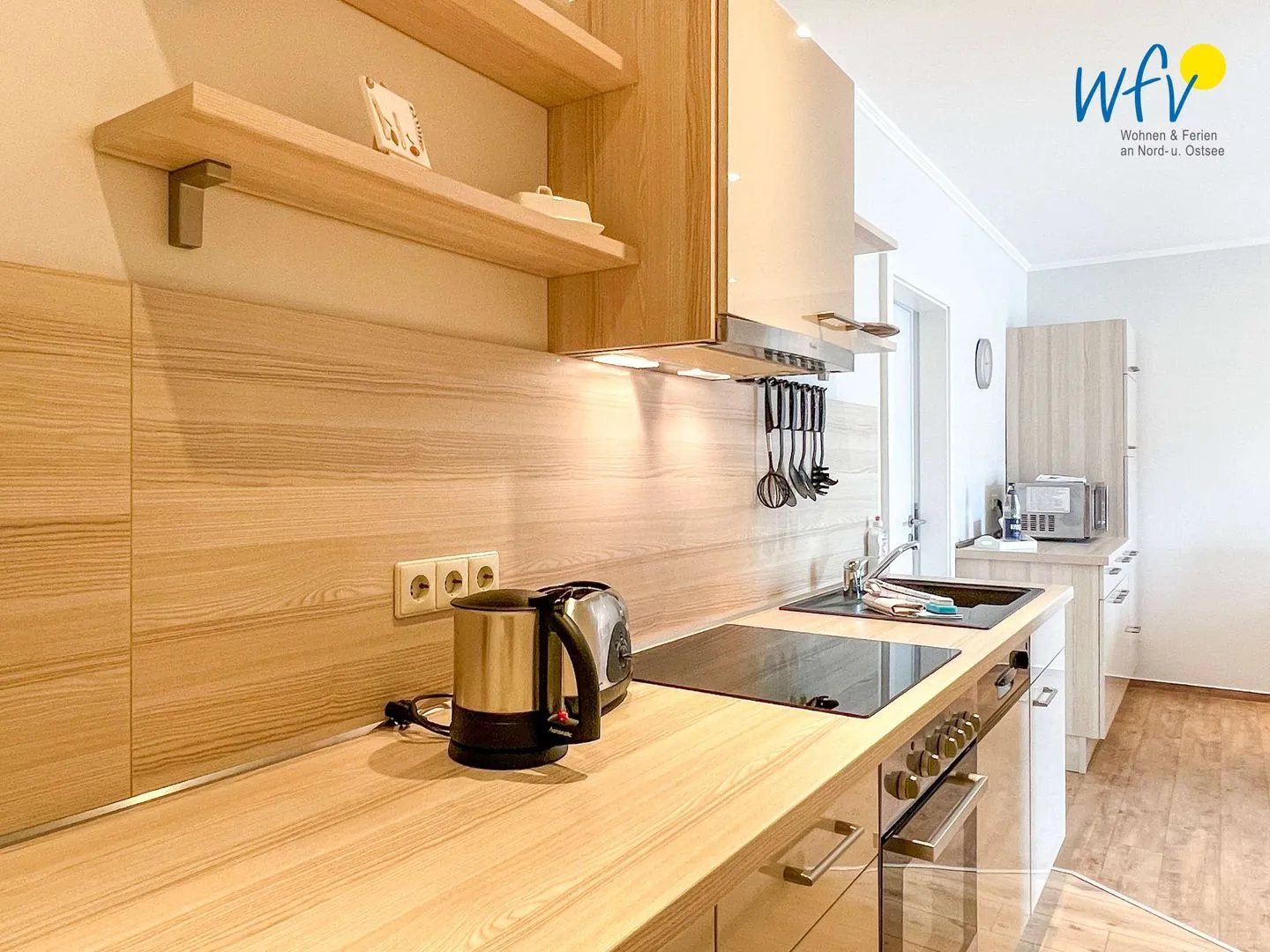 Apartmenthaus Roberta Ferienwohnung Borkum Riff Borkum - Küche / Küchenzeile