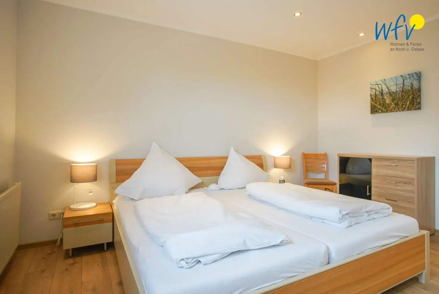 Apartmenthaus Roberta Ferienwohnung Borkum Riff Borkum - Schlafzimmer