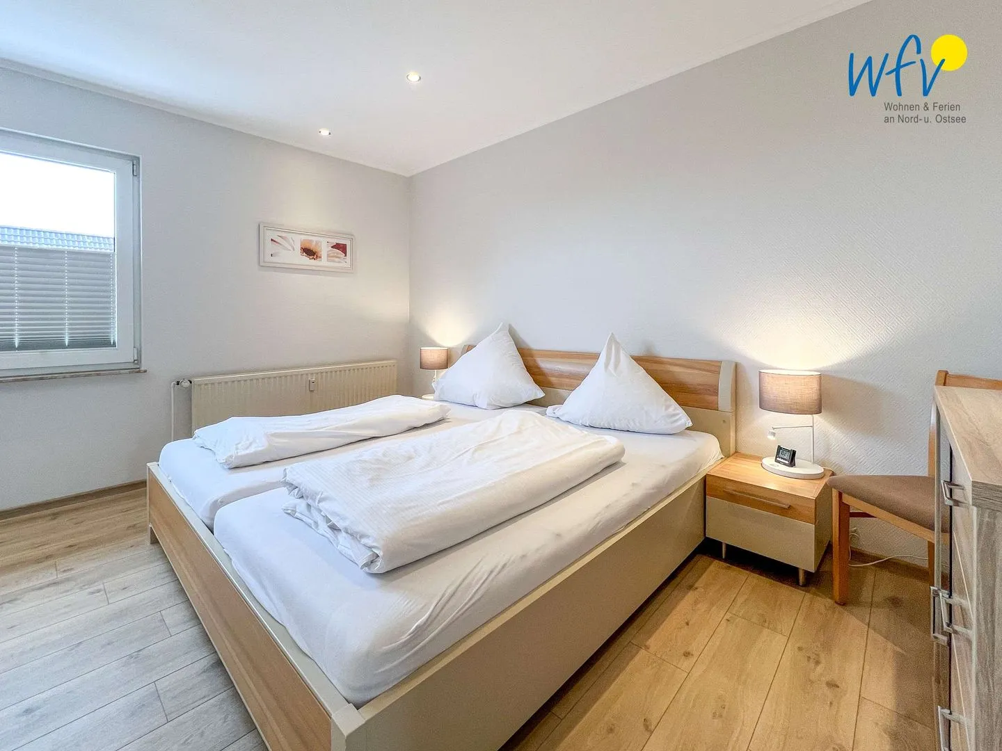 Apartmenthaus Roberta Ferienwohnung Borkum Riff Borkum - Schlafzimmer
