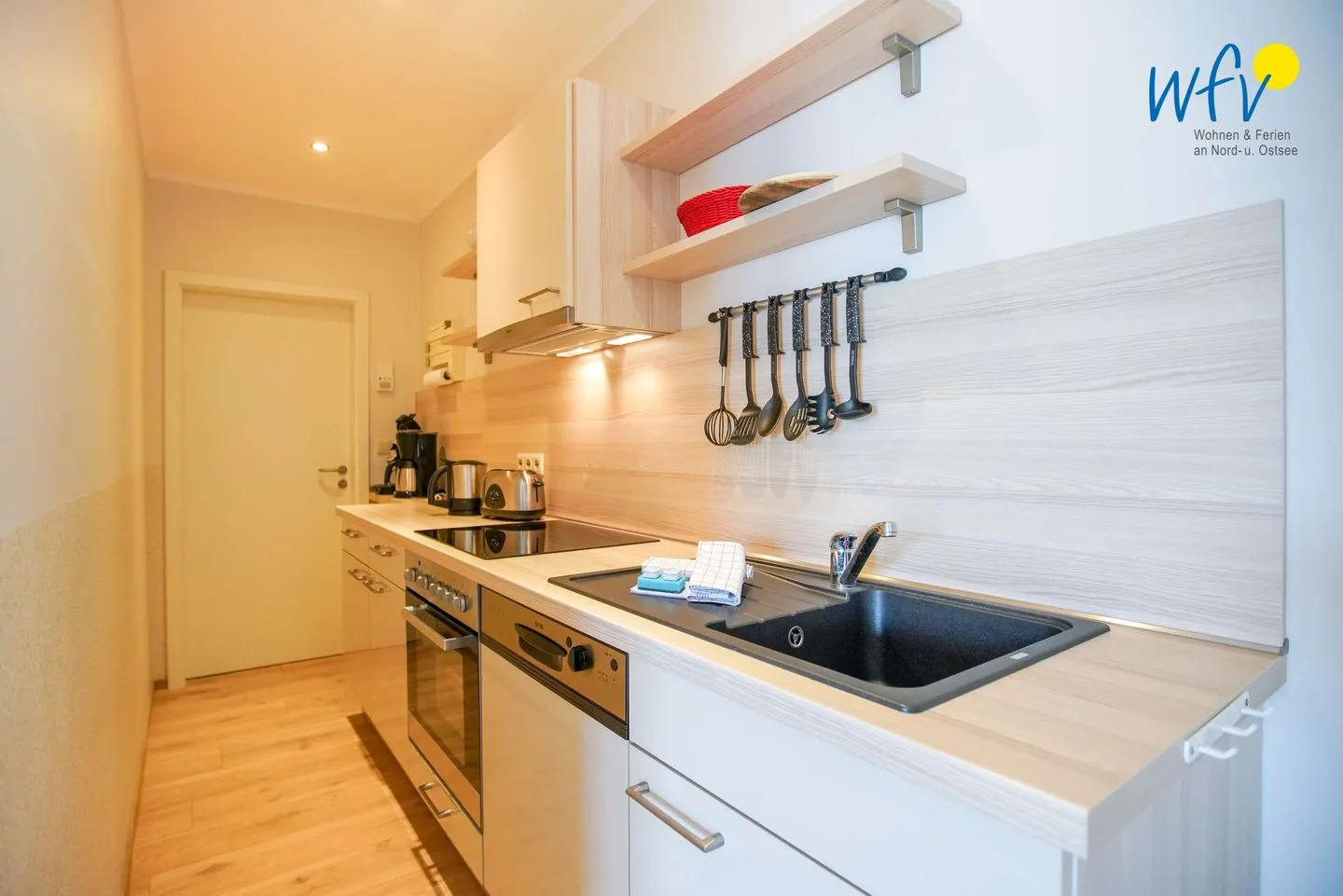 Apartmenthaus Roberta Ferienwohnung Borkum Riff Borkum - Küche / Küchenzeile