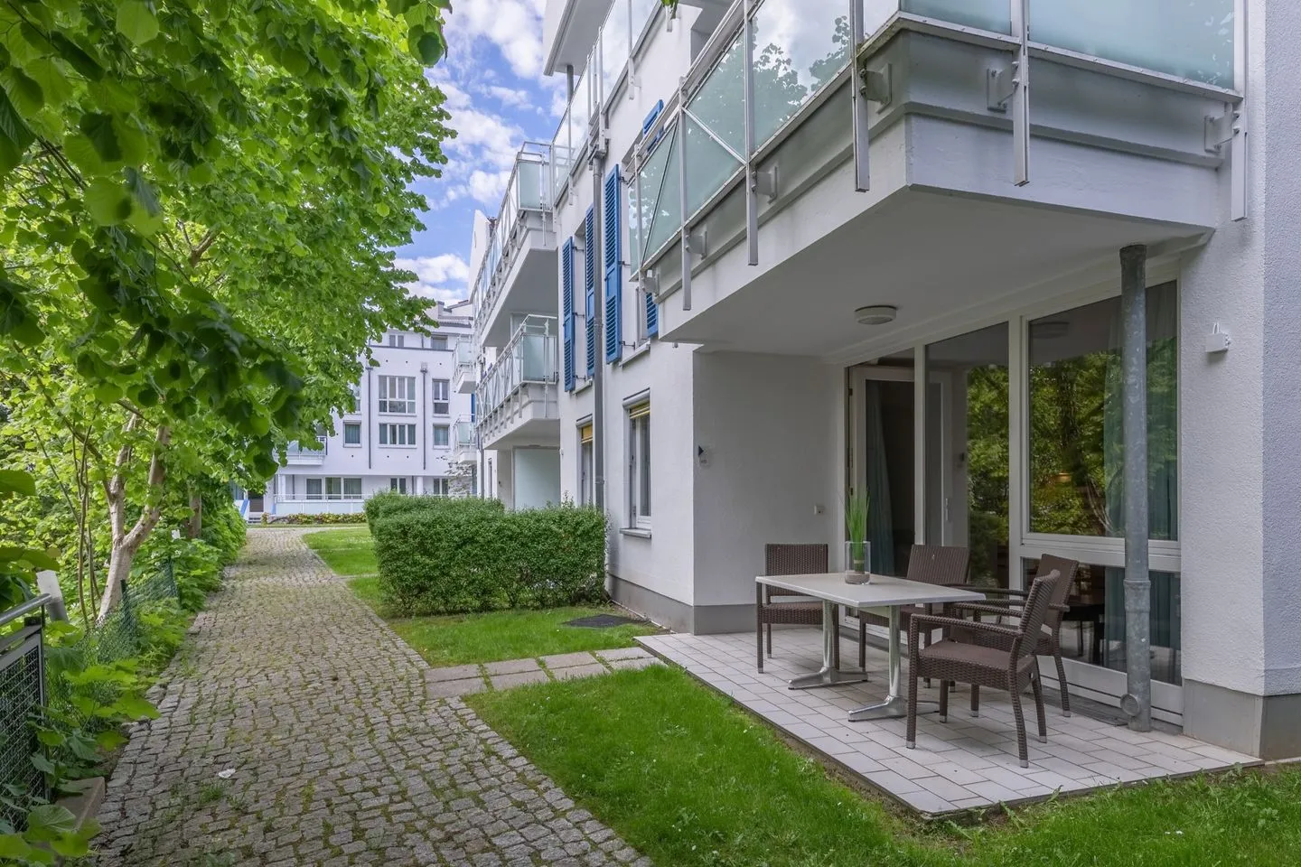 Grasnelke Zingst - Ferienwohnung Grasnelke in Zingst Terasse