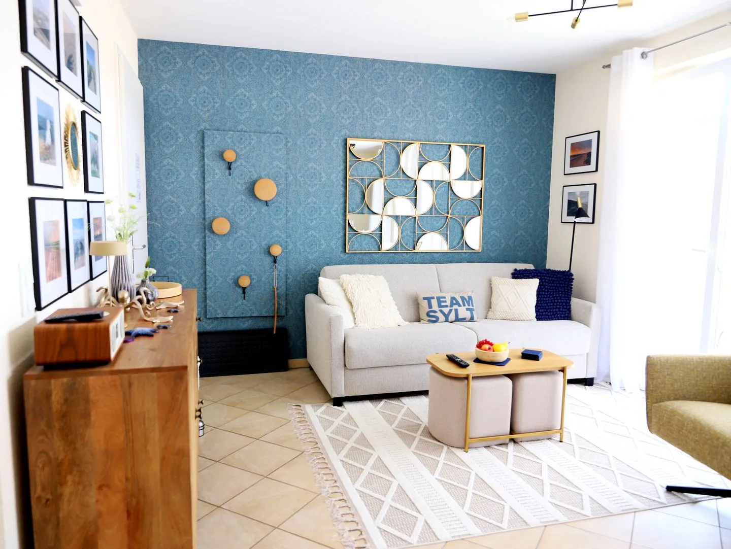 Dünengrund 3, Whg. 5, liebeUNDträume Rantum - Wohnzimmer