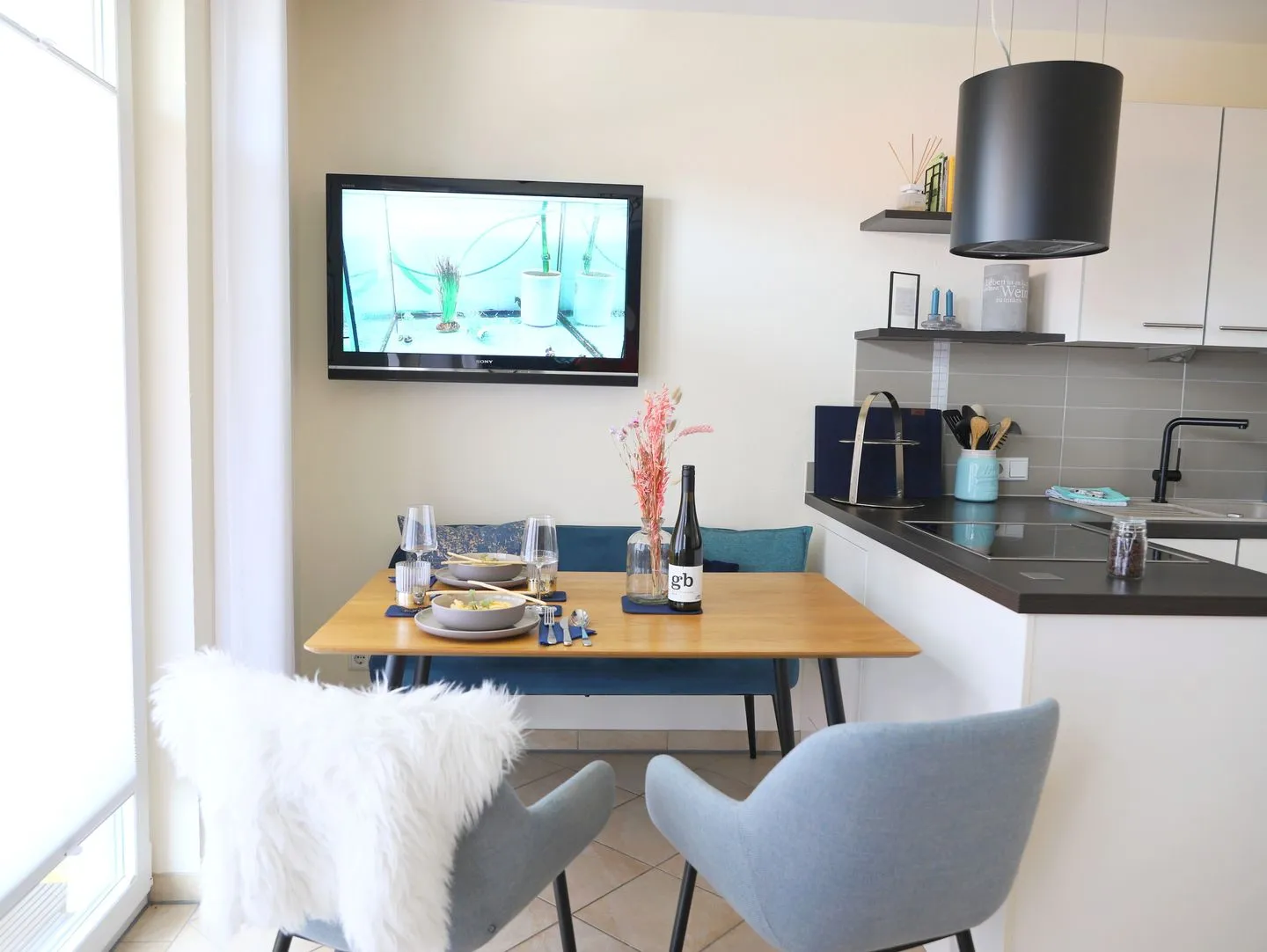 Dünengrund 3, Whg. 5, liebeUNDträume Rantum - Wohnzimmer