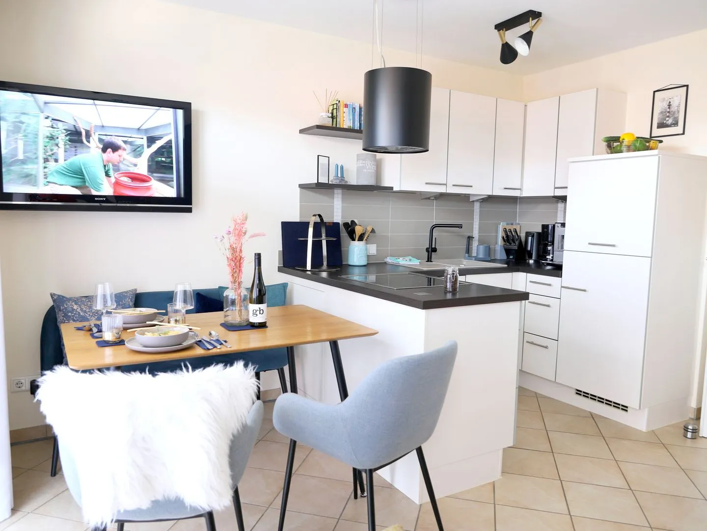 Dünengrund 3, Whg. 5, liebeUNDträume Rantum - Wohnzimmer