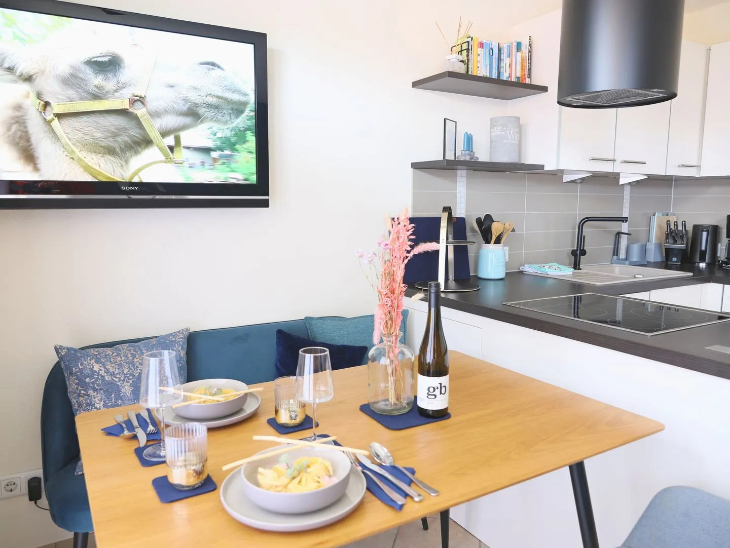 Dünengrund 3, Whg. 5, liebeUNDträume Rantum - Wohnzimmer