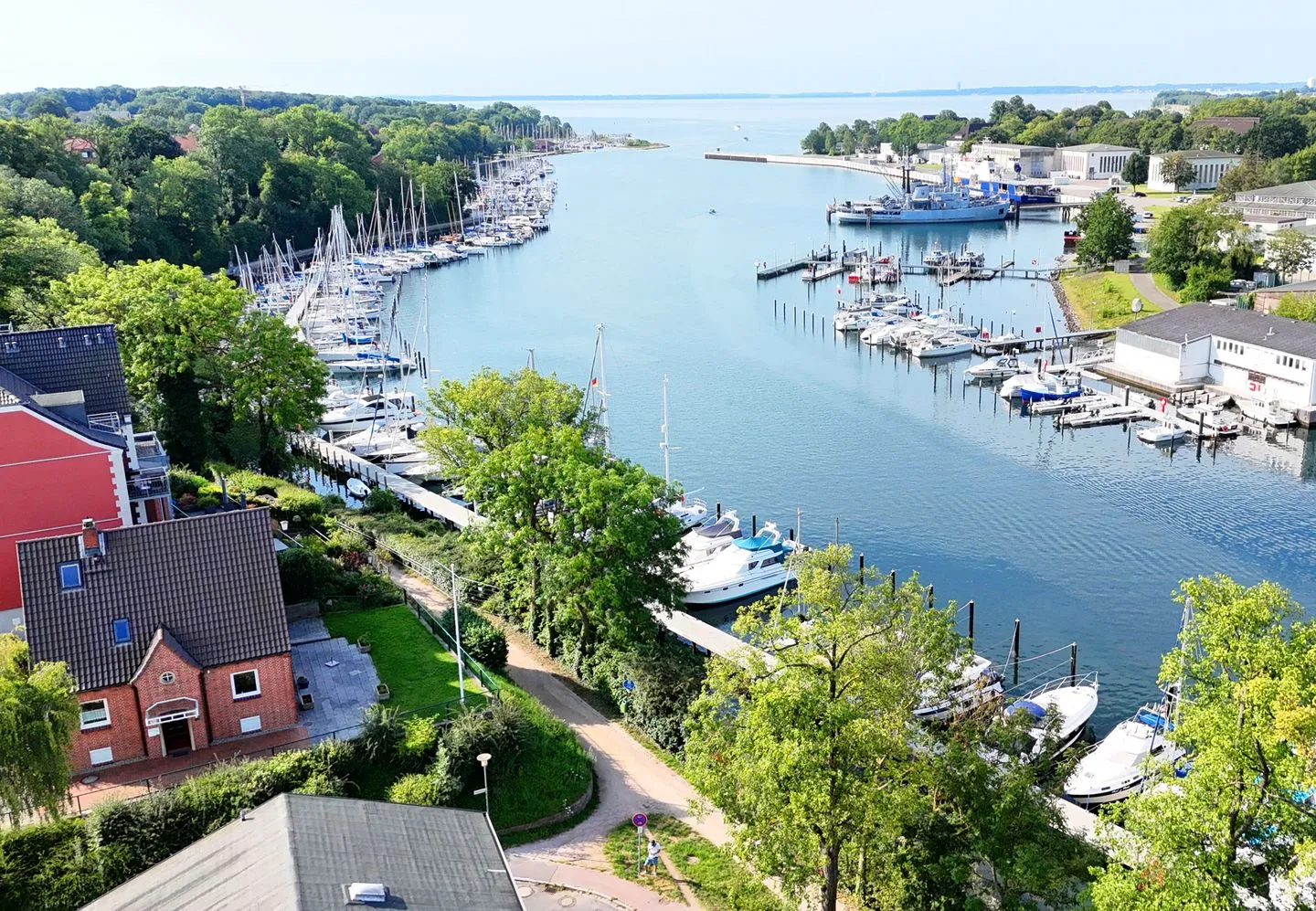 Neues Küstenjuwel mit erstklassiger Einrichtung direkt am Hafen "Momentic" Neustadt in Holstein - Blick in die Bucht von Neustadt