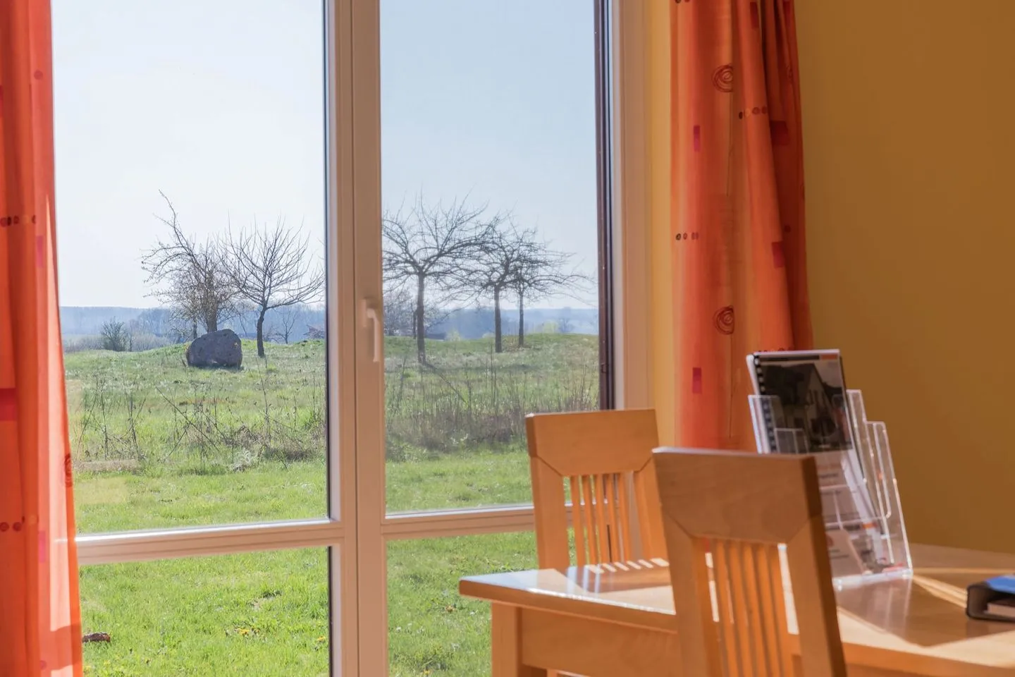 Storchenruh Fleesensee - Göhren Lebbin - Ferienwohnung Storchenruh Blick ins Grüne