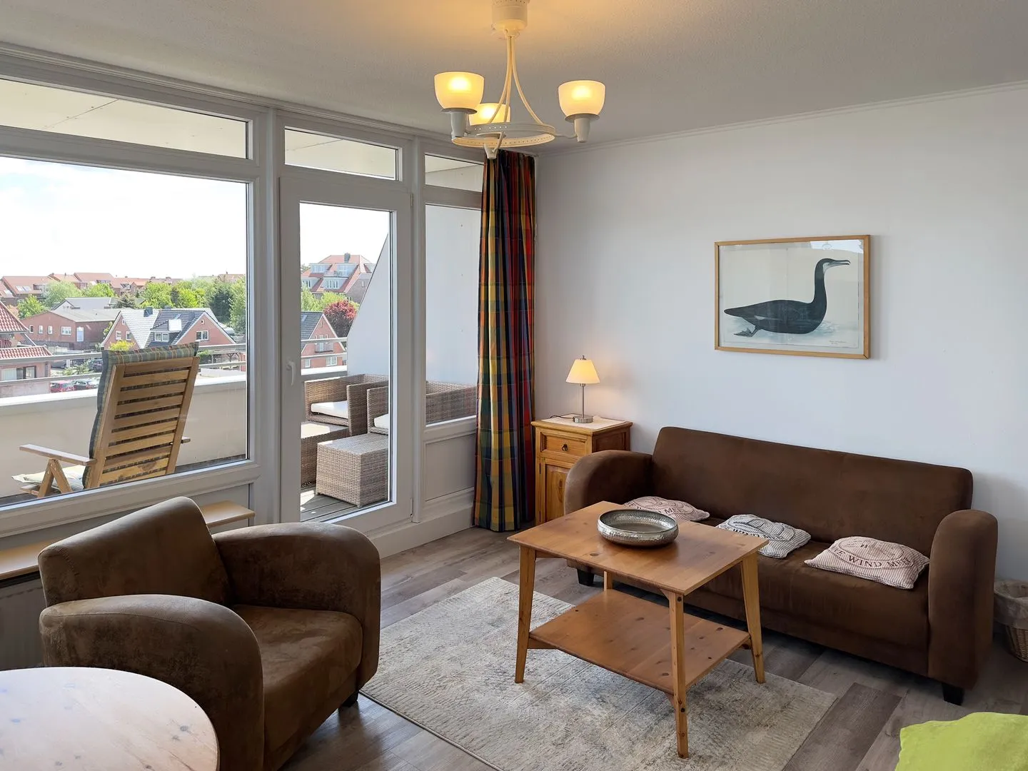 Haus Nordenlicht Ferienwohnung Kiek-ut Wittdün auf Amrum - Wohnzimmer