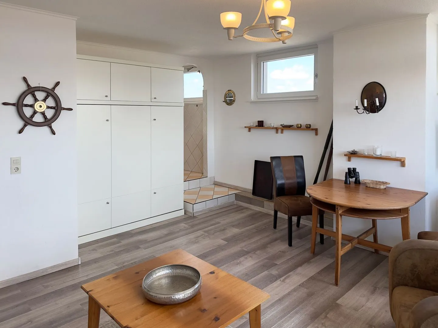 Haus Nordenlicht Ferienwohnung Kiek-ut Wittdün auf Amrum - Wohnzimmer