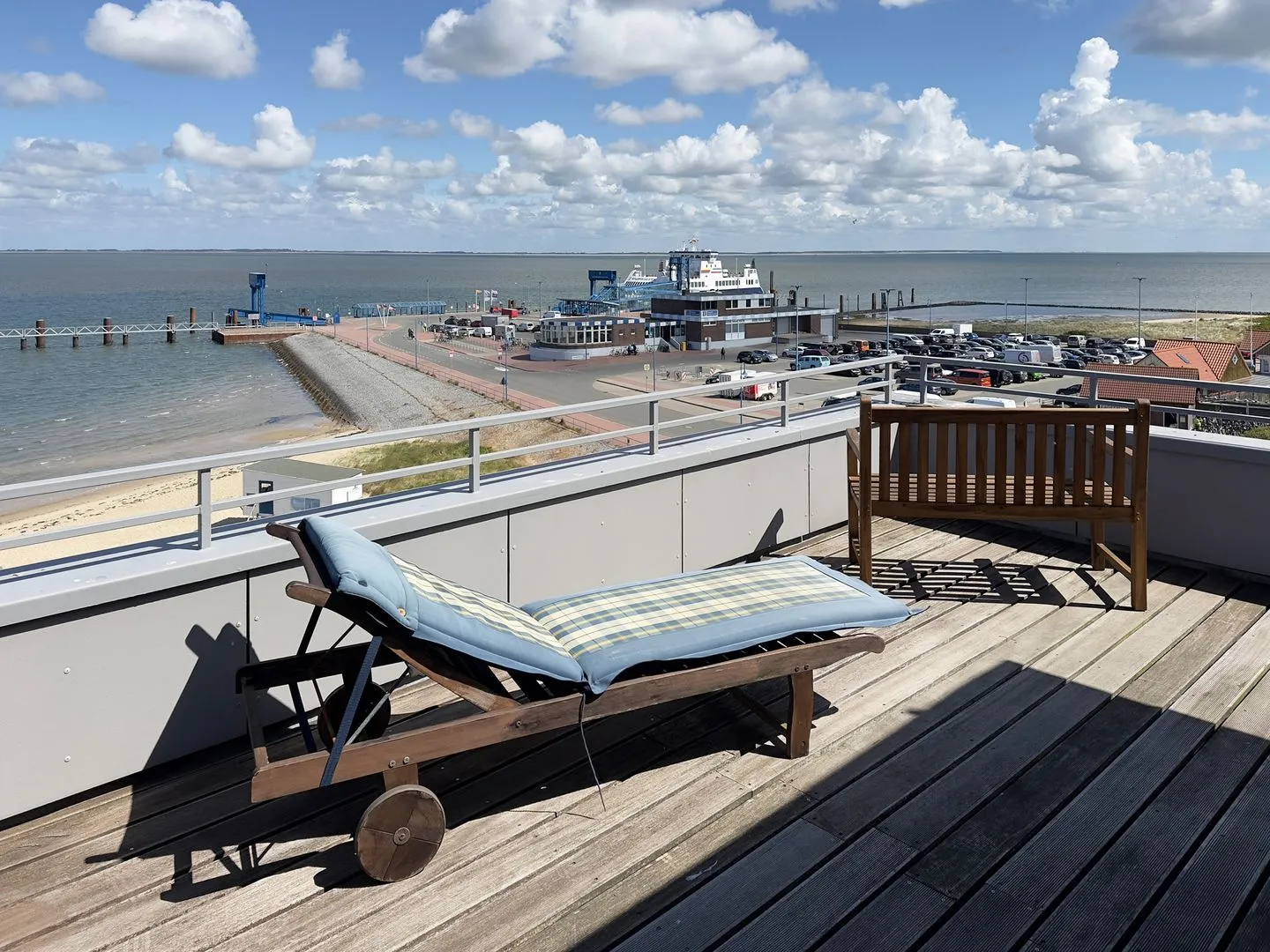 Haus Nordenlicht Ferienwohnung Kiek-ut Wittdün auf Amrum - Balkon