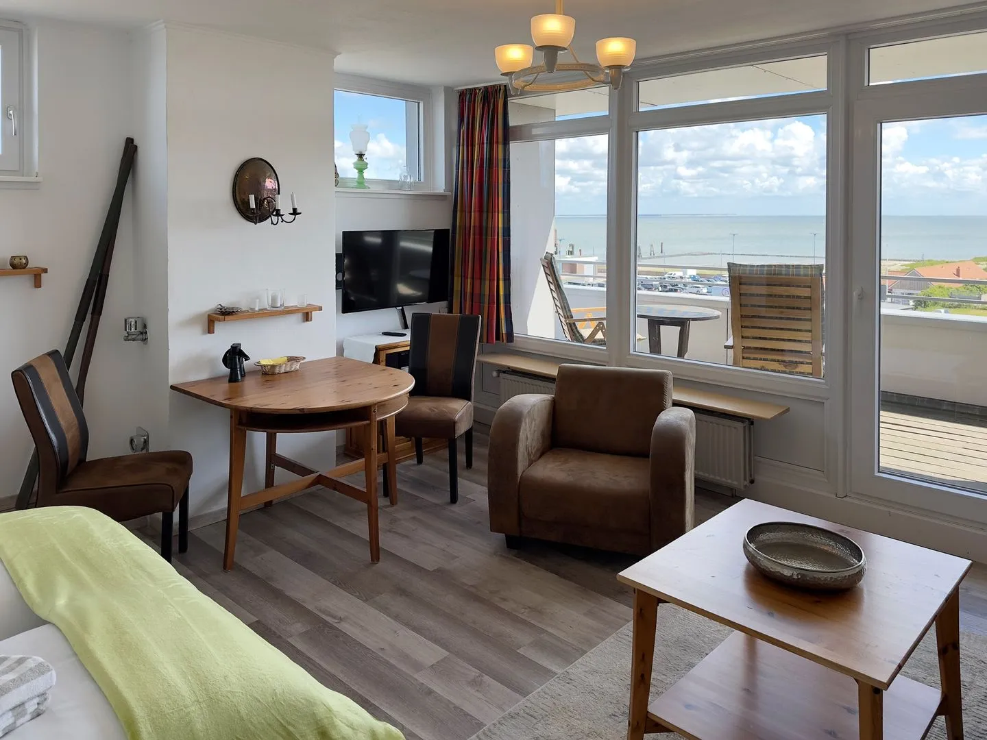 Haus Nordenlicht Ferienwohnung Kiek-ut Wittdün auf Amrum - Wohnzimmer