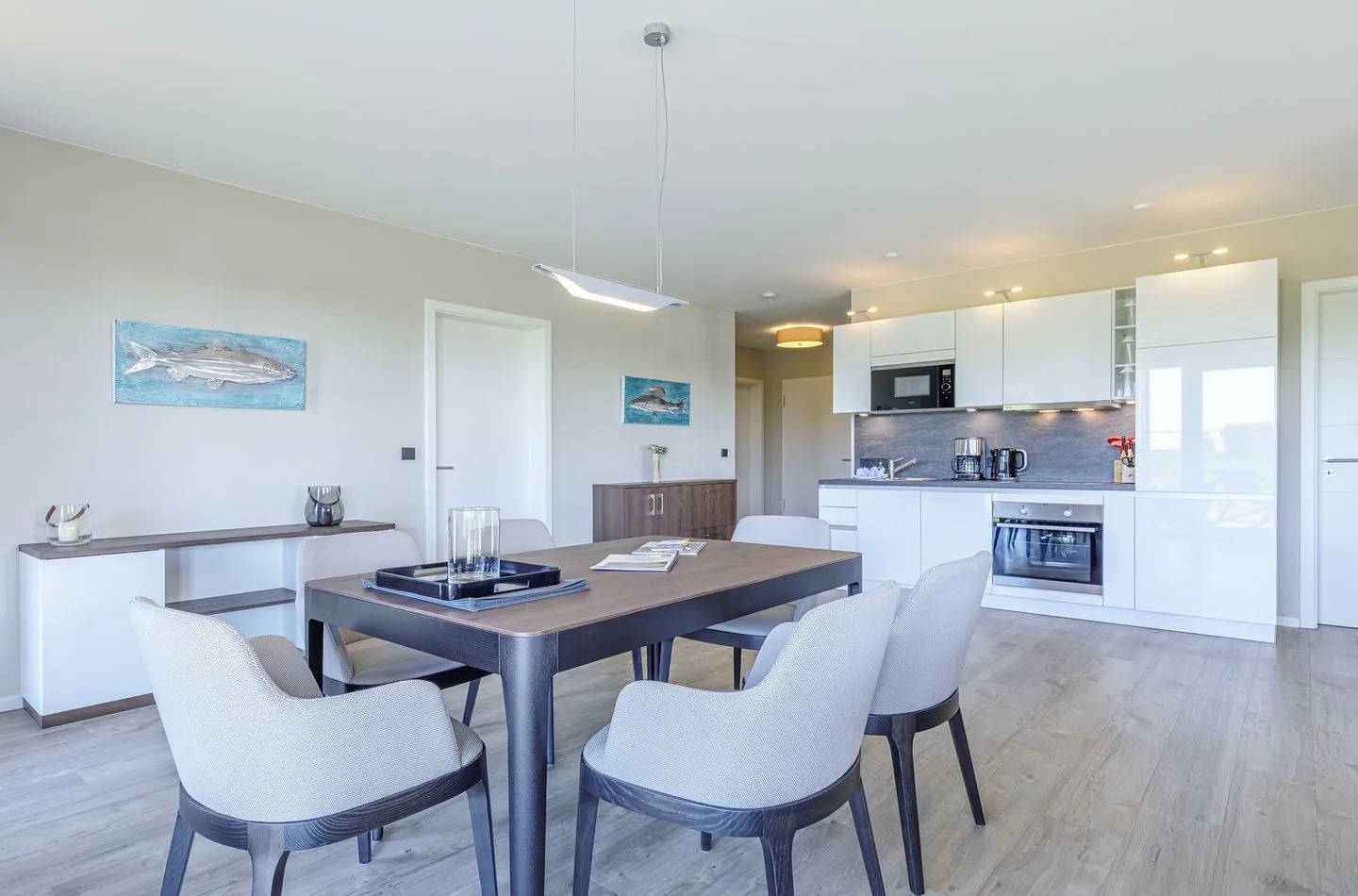 Strandidylle Wustrow - Ferienwohnung Strandidylle Ostseebad Wustrow mit separaten Esstisch